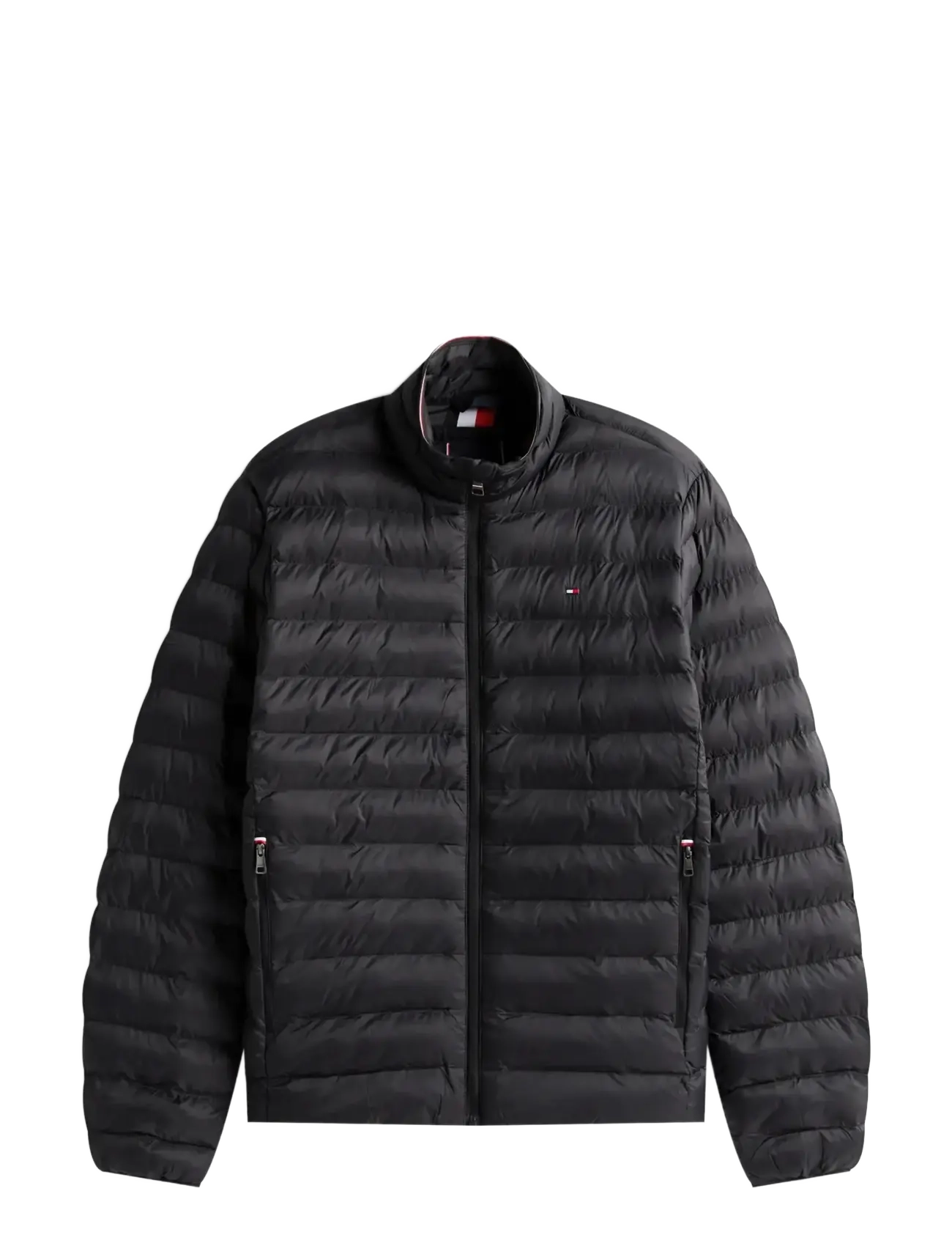 CORE PACKABLE RECYCLED JACKET - BLACK