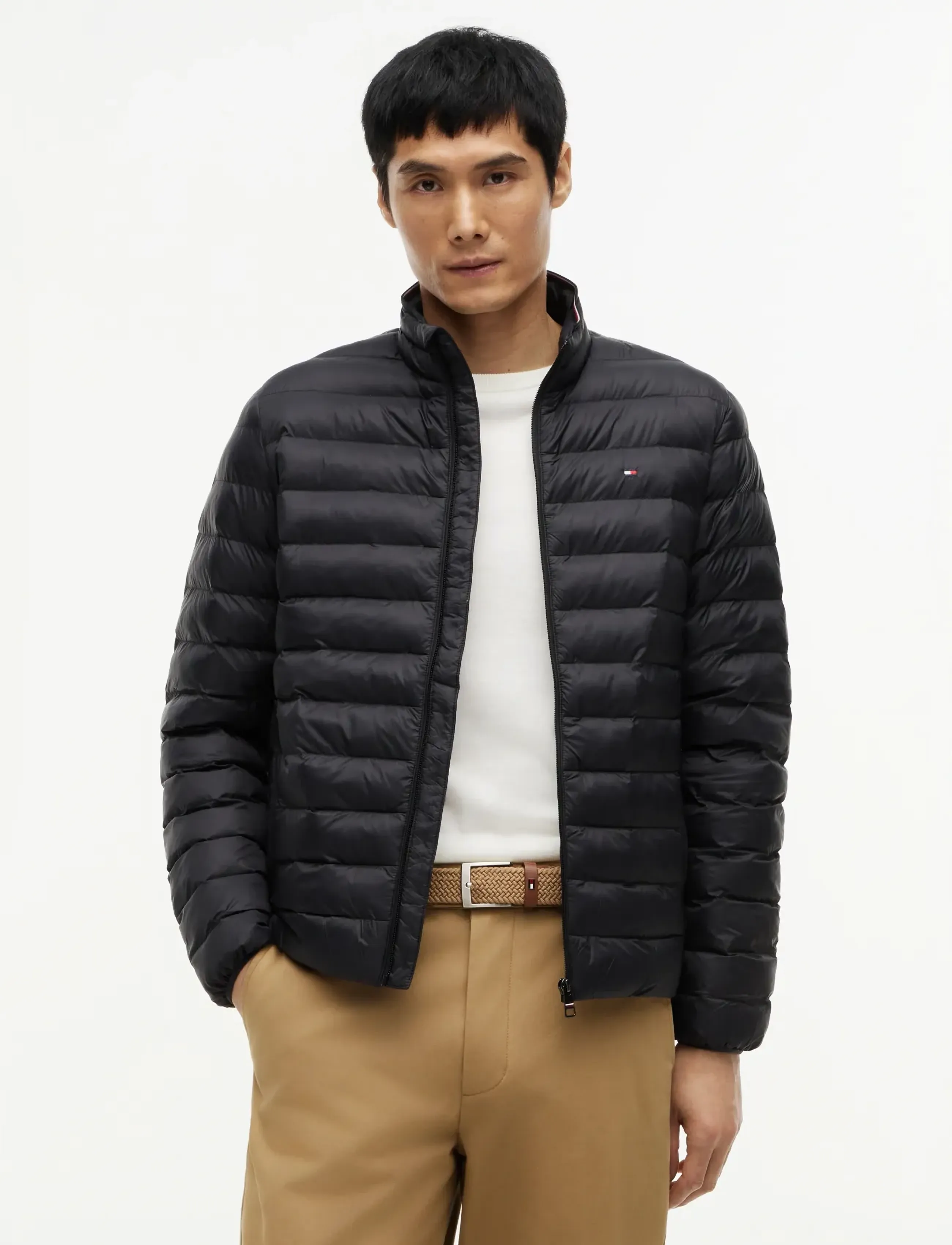 Tommy Hilfiger CORE PACKABLE RECYCLED JACKET - Back to Basics - BLACK / black