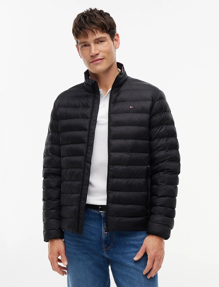 Tommy Hilfiger - CORE PACKABLE RECYCLED JACKET - sulejoped - black - 0