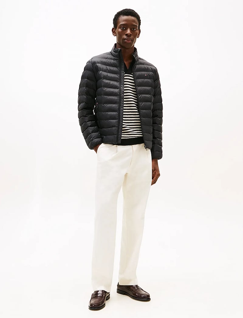 Tommy Hilfiger - CORE PACKABLE RECYCLED JACKET - gefütterte jacken - black - 3