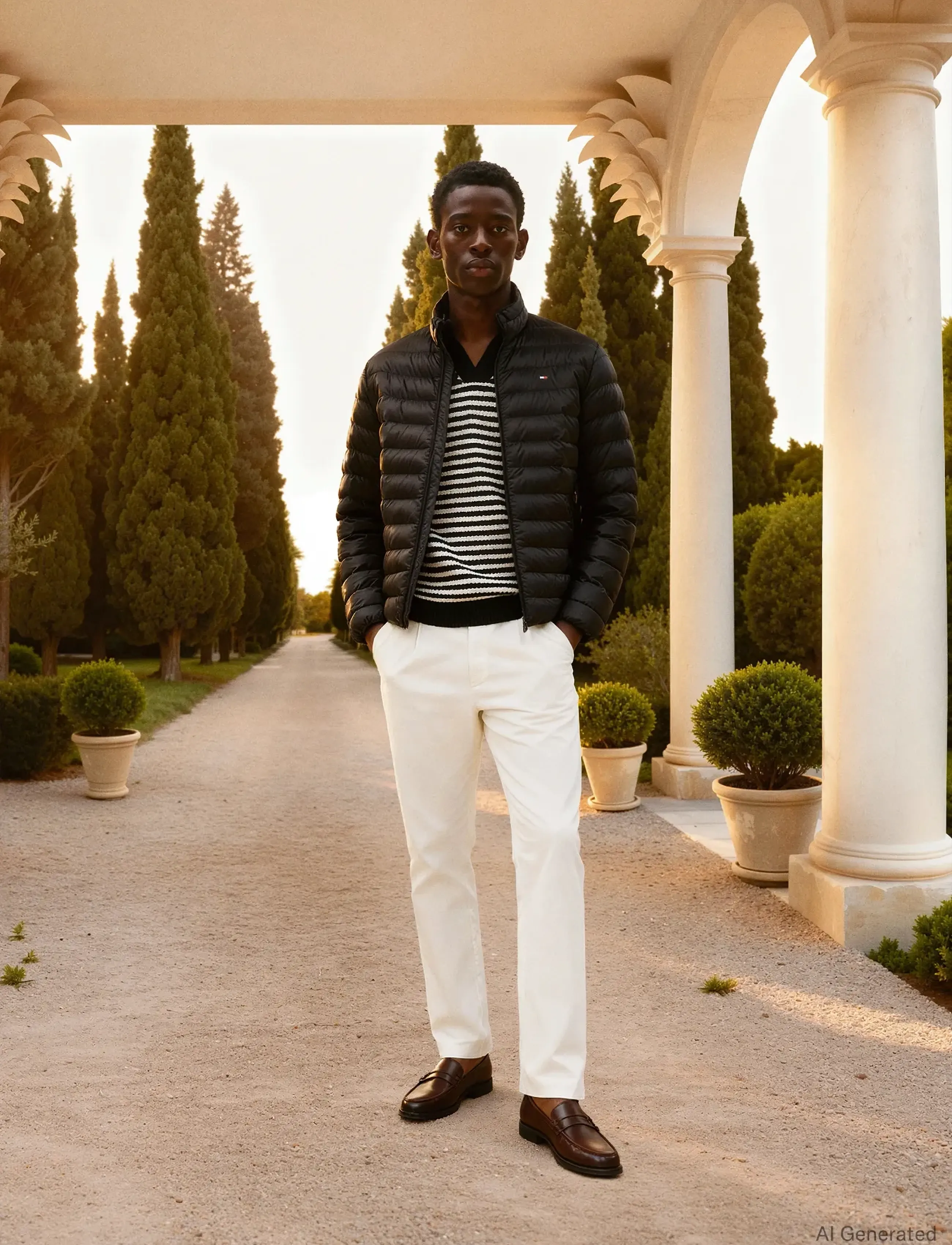 TOMMY HILFIGER Core Packable Recycled Jacket dunjackor herr – bild 7