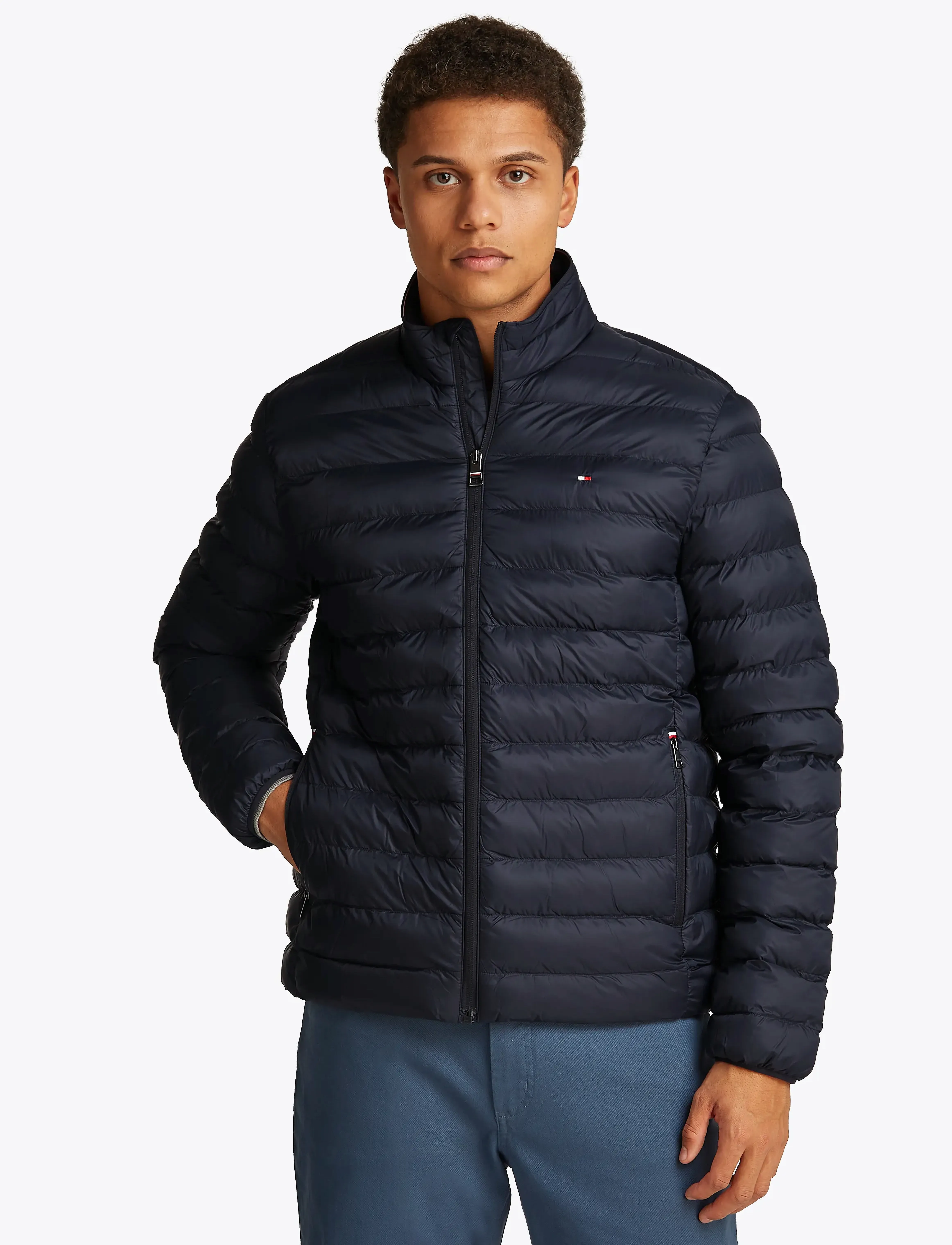 Jacka Compact Core Navy Blå Mörkblå Storlek 8