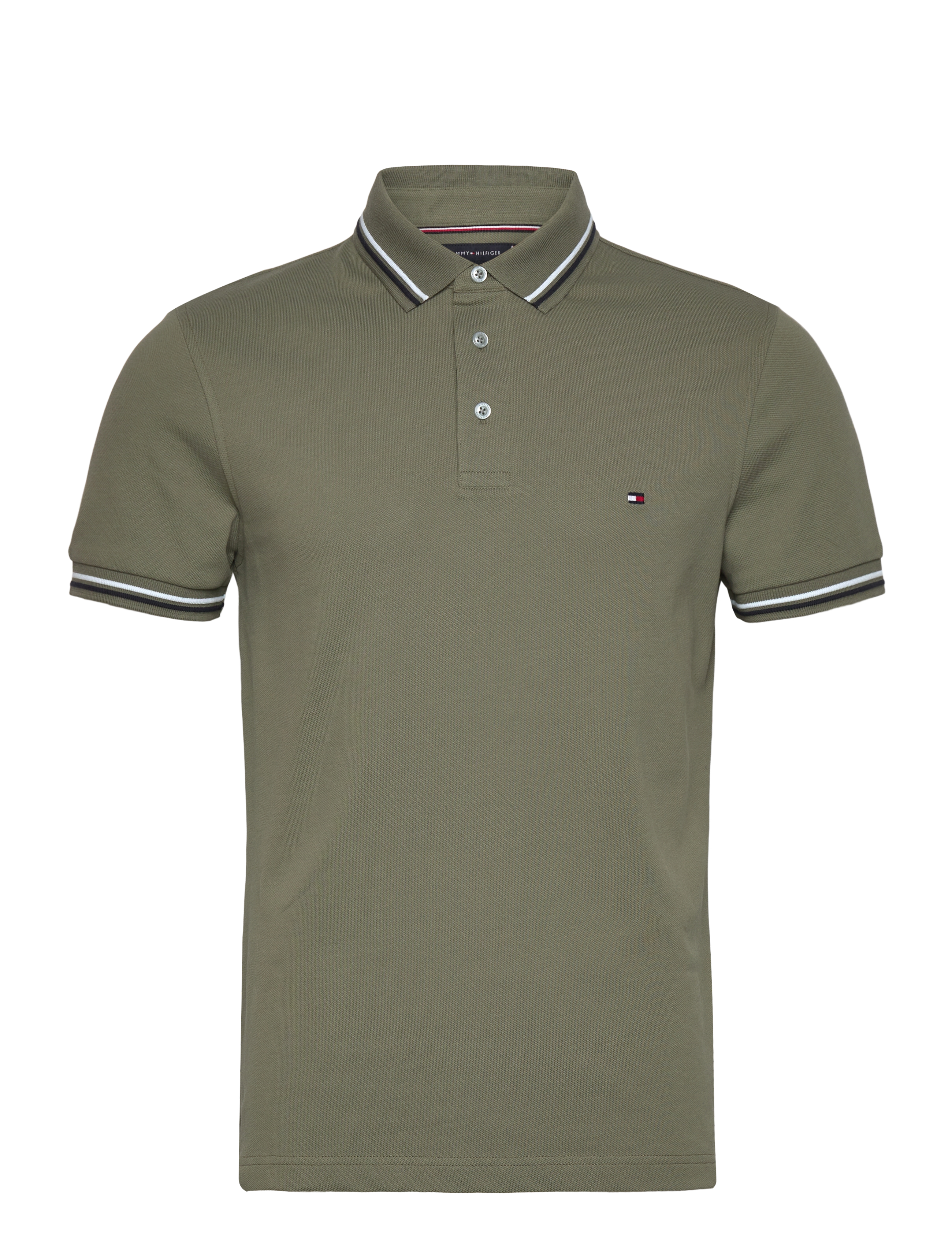 Tommy Hilfiger - TIPPED SLIM FIT SEASONAL POLO - battle green - 1
