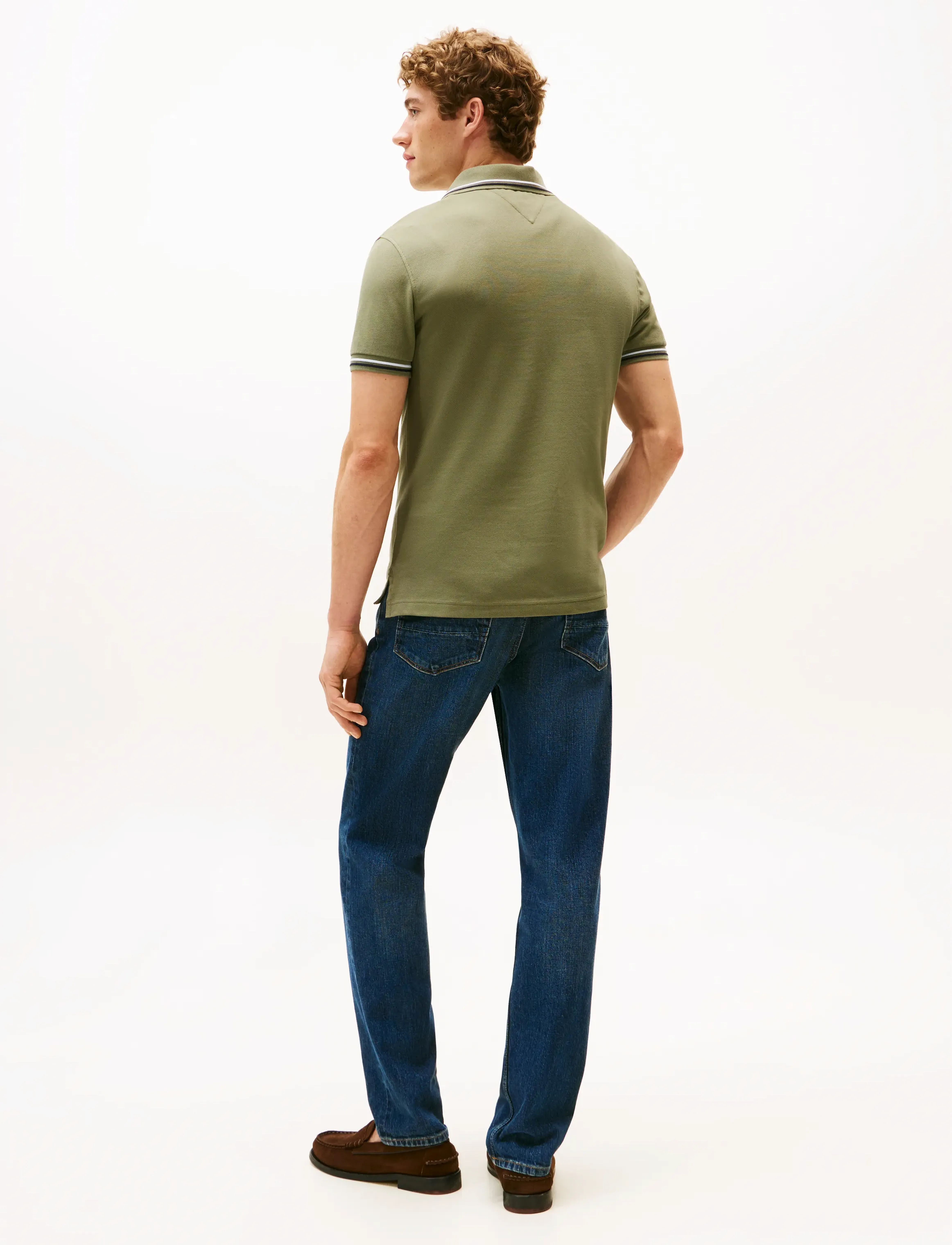 Tommy Hilfiger - TIPPED SLIM FIT SEASONAL POLO - battle green - 4