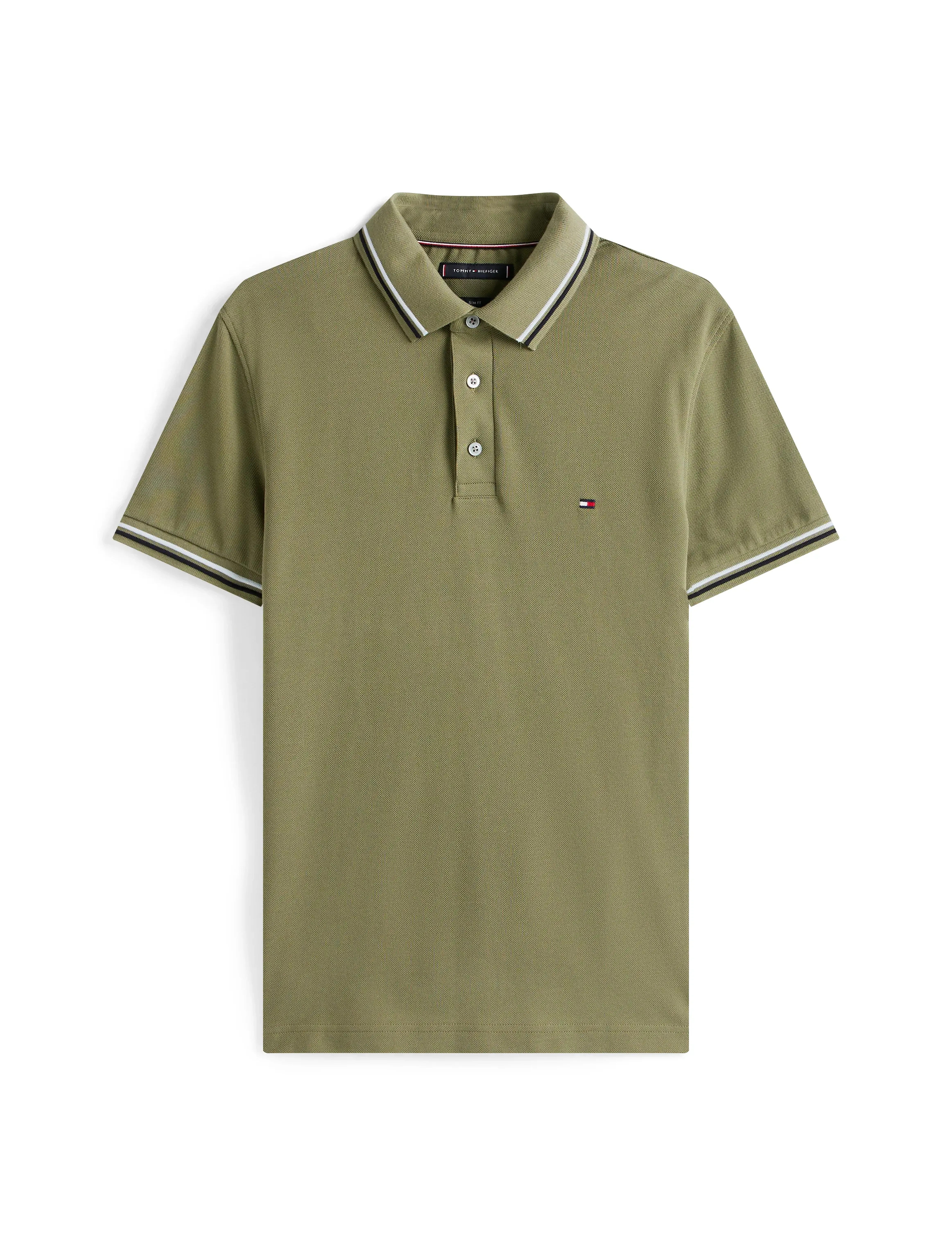 Tommy Hilfiger - TIPPED SLIM FIT SEASONAL POLO - battle green - 5
