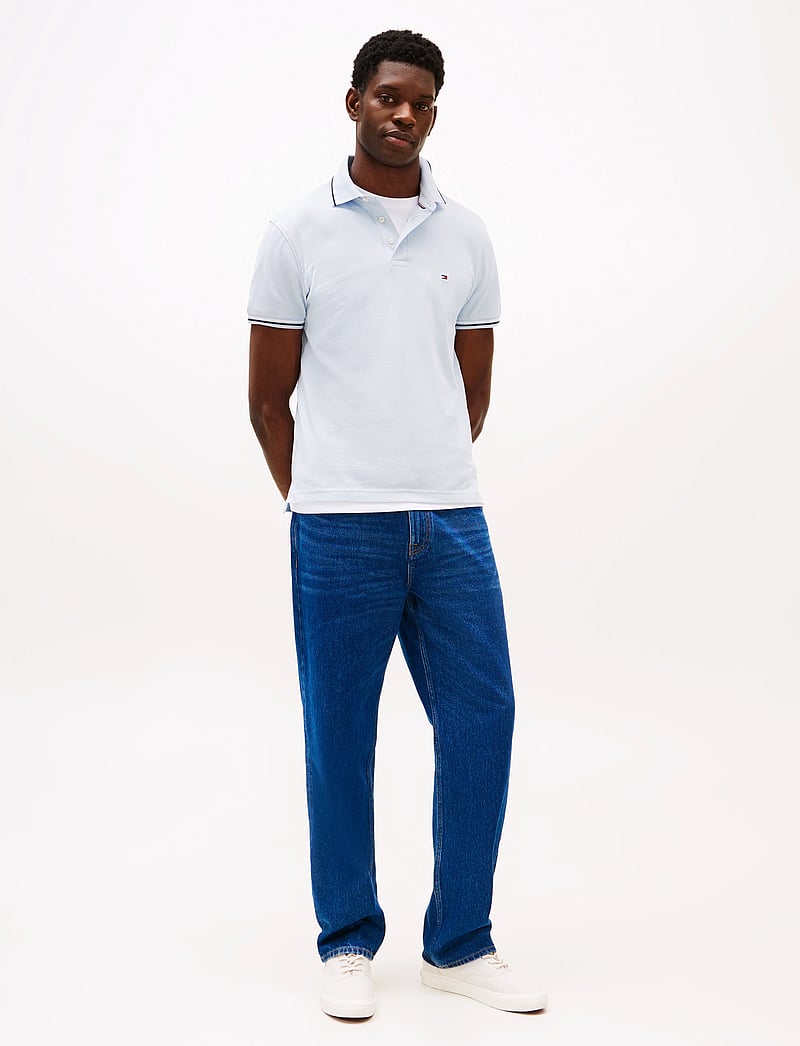 Tommy Hilfiger - TIPPED SLIM FIT SEASONAL POLO - kortärmade pikéer - breezy blue - 2