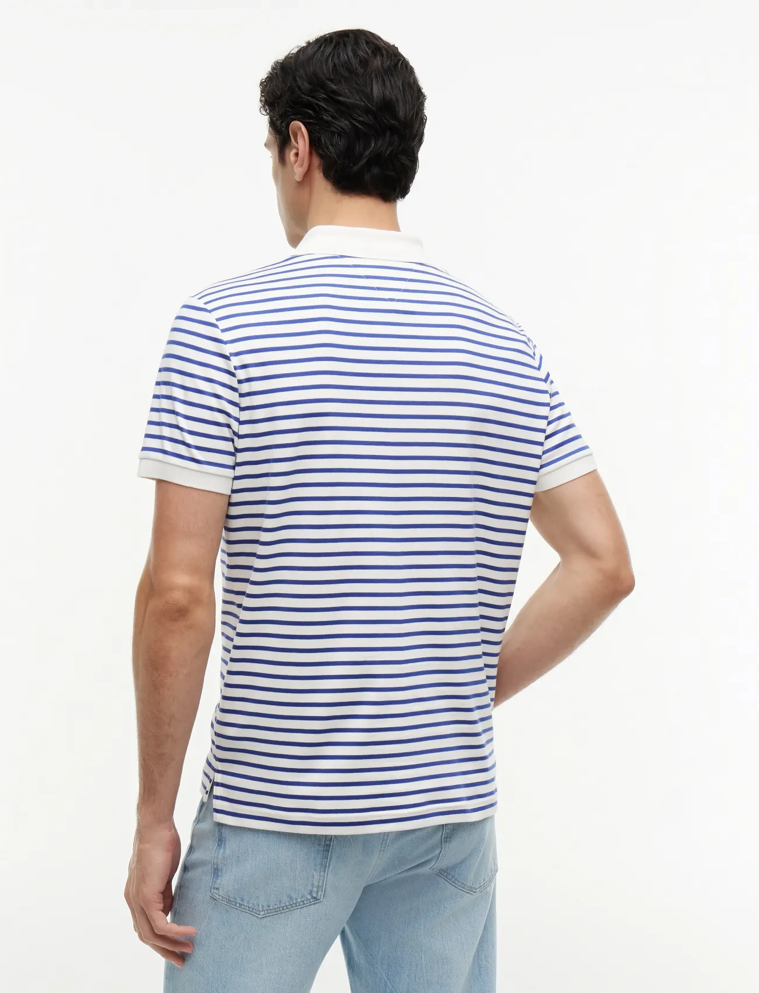 Tommy Hilfiger - LIQUID COTTON REG SEASONAL POLO - kortærmede poloer - ivory petal   pigment blue - 2