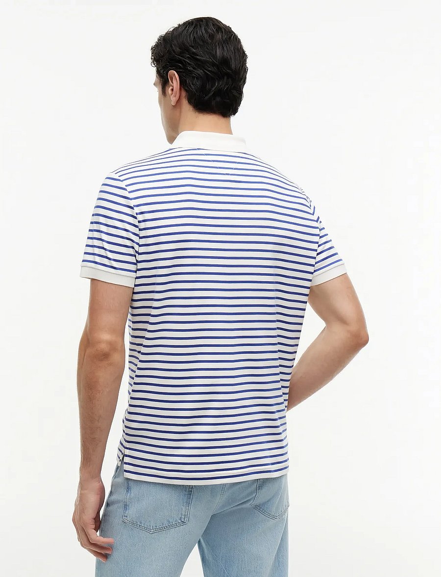 Tommy Hilfiger - LIQUID COTTON REG SEASONAL POLO - kurzärmelig - ivory petal pigment blue - 2