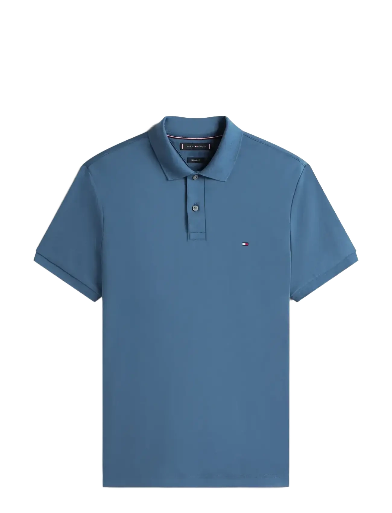 LIQUID COTTON REG SEASONAL POLO - AEGEAN SEA