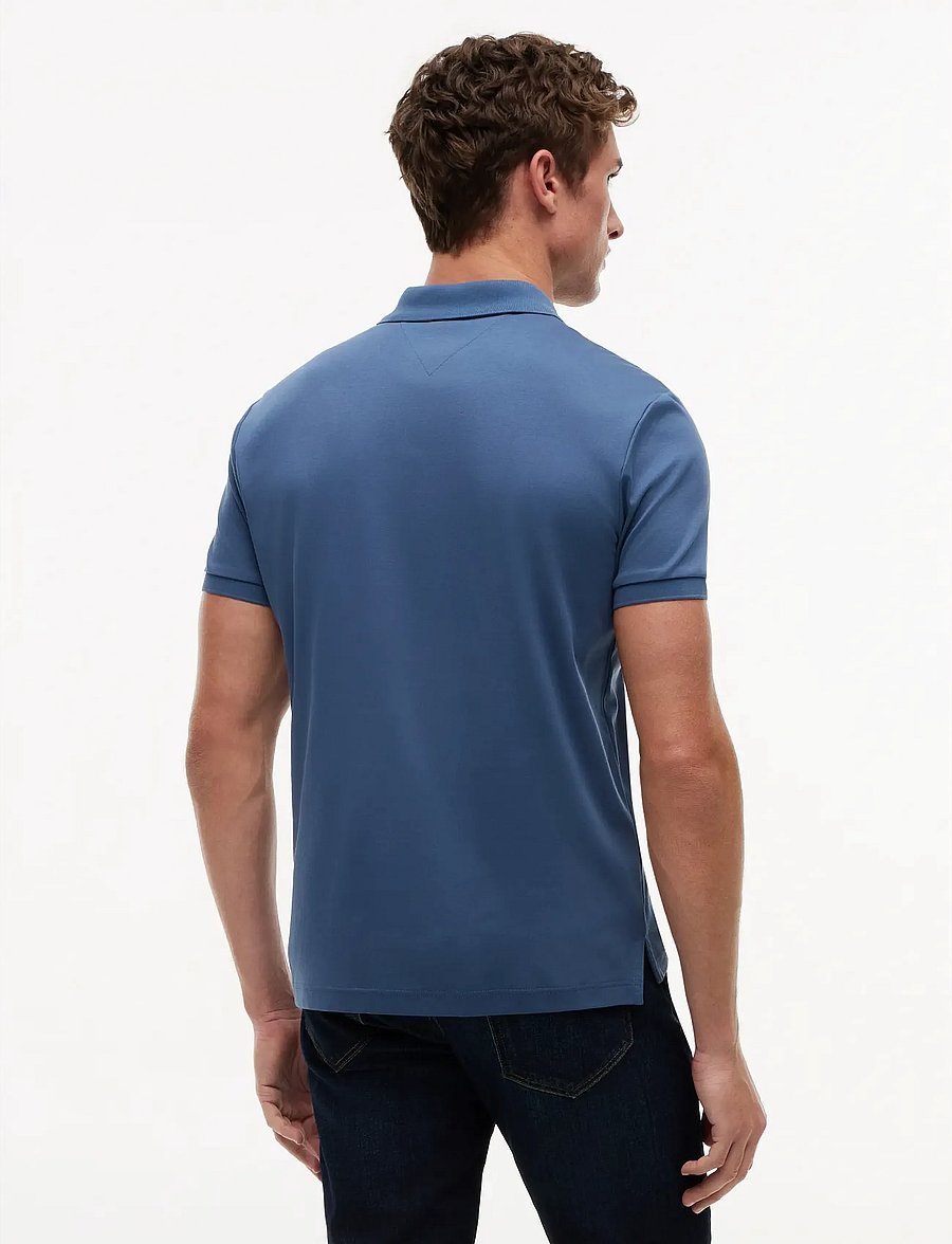 Tommy Hilfiger - LIQUID COTTON REG SEASONAL POLO - kurzärmelig - aegean sea - 3