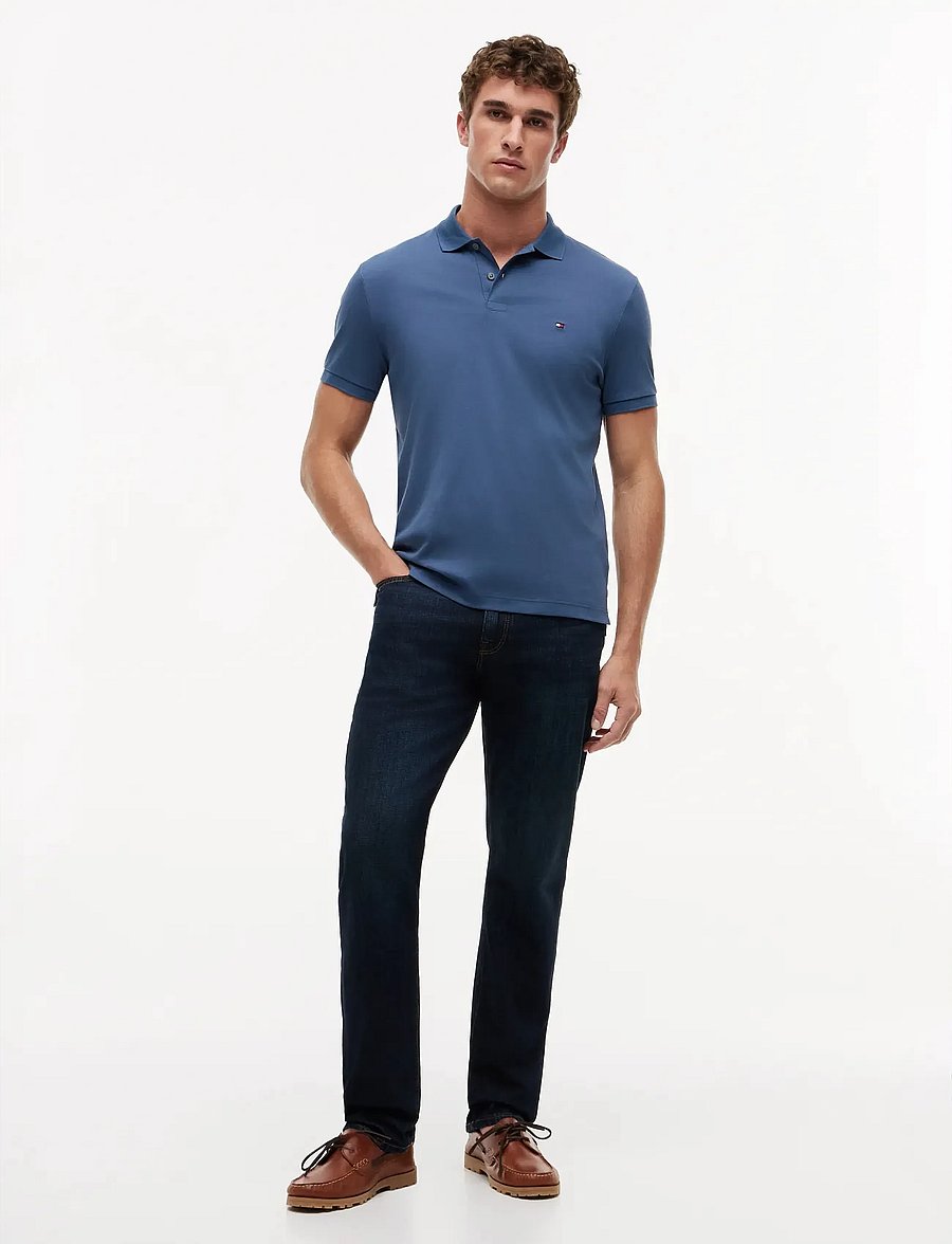 Tommy Hilfiger - LIQUID COTTON REG SEASONAL POLO - kurzärmelig - aegean sea - 5