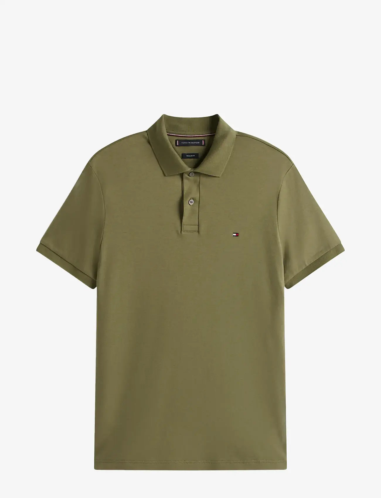 Tommy Hilfiger - LIQUID COTTON REG SEASONAL POLO - kortärmade pikéer - battle green - 1