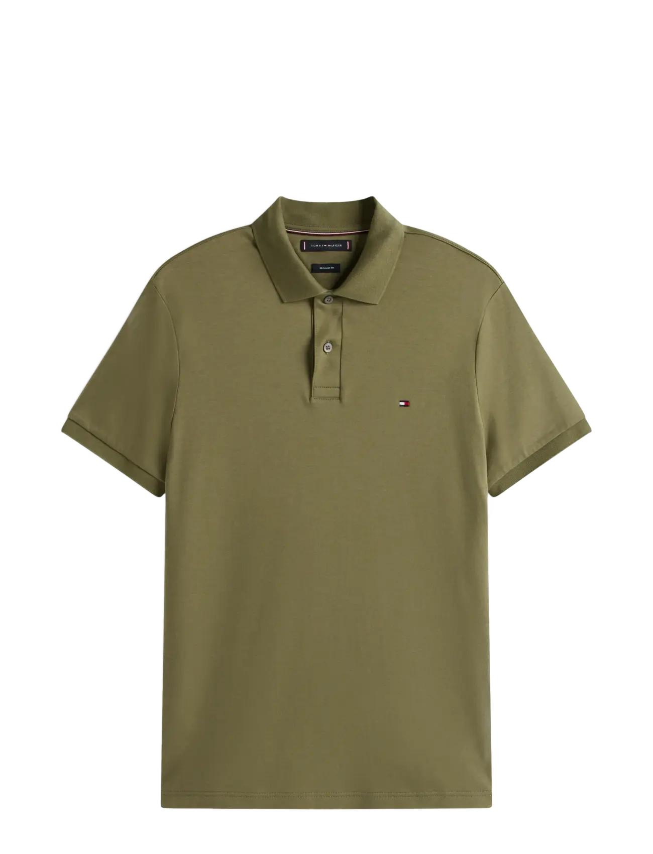 Tommy Hilfiger - LIQUID COTTON REG SEASONAL POLO - lühikeste varrukatega polod - battle green - 1