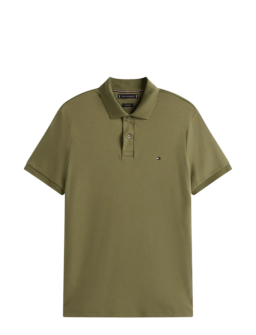 Tommy Hilfiger - LIQUID COTTON REG SEASONAL POLO - kurzärmelig - battle green - 1