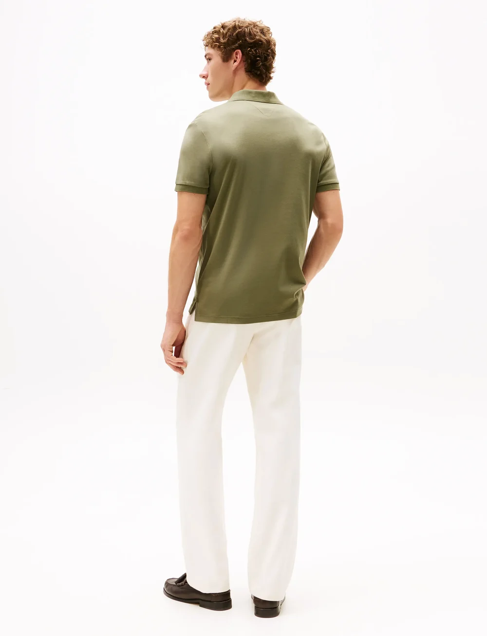 Tommy Hilfiger - LIQUID COTTON REG SEASONAL POLO - kortærmede poloer - battle green - 3