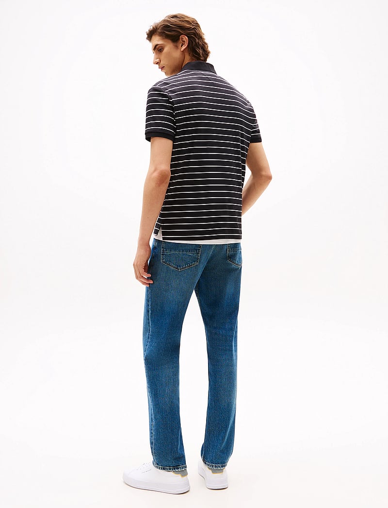 Tommy Hilfiger - LIQUID COTTON REG SEASONAL POLO - kortærmede poloer - black / white - 3