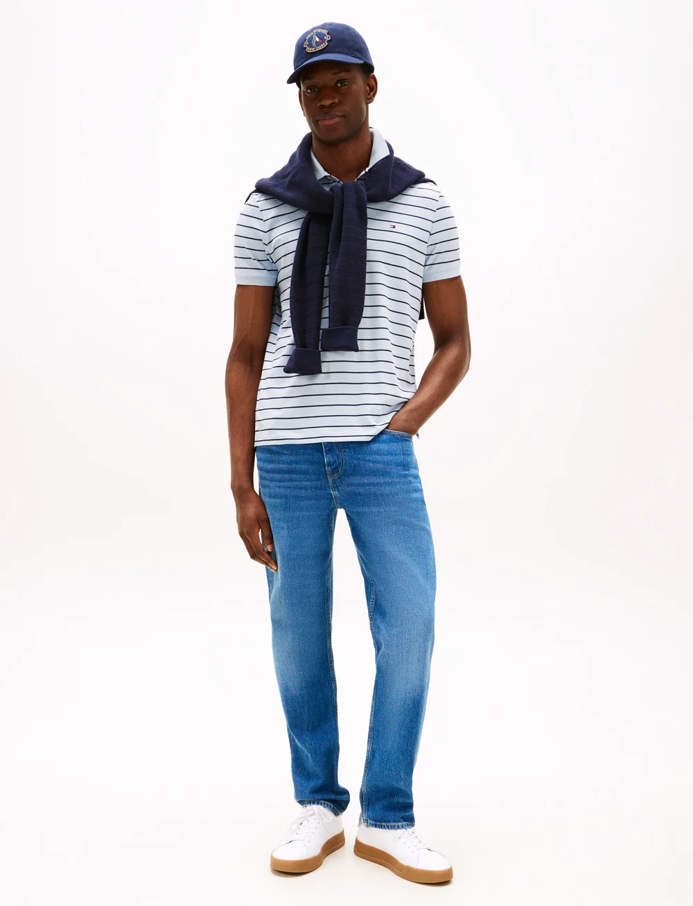 Tommy Hilfiger - LIQUID COTTON REG SEASONAL POLO - short-sleeved polos - breezy blue / desert sky - 2