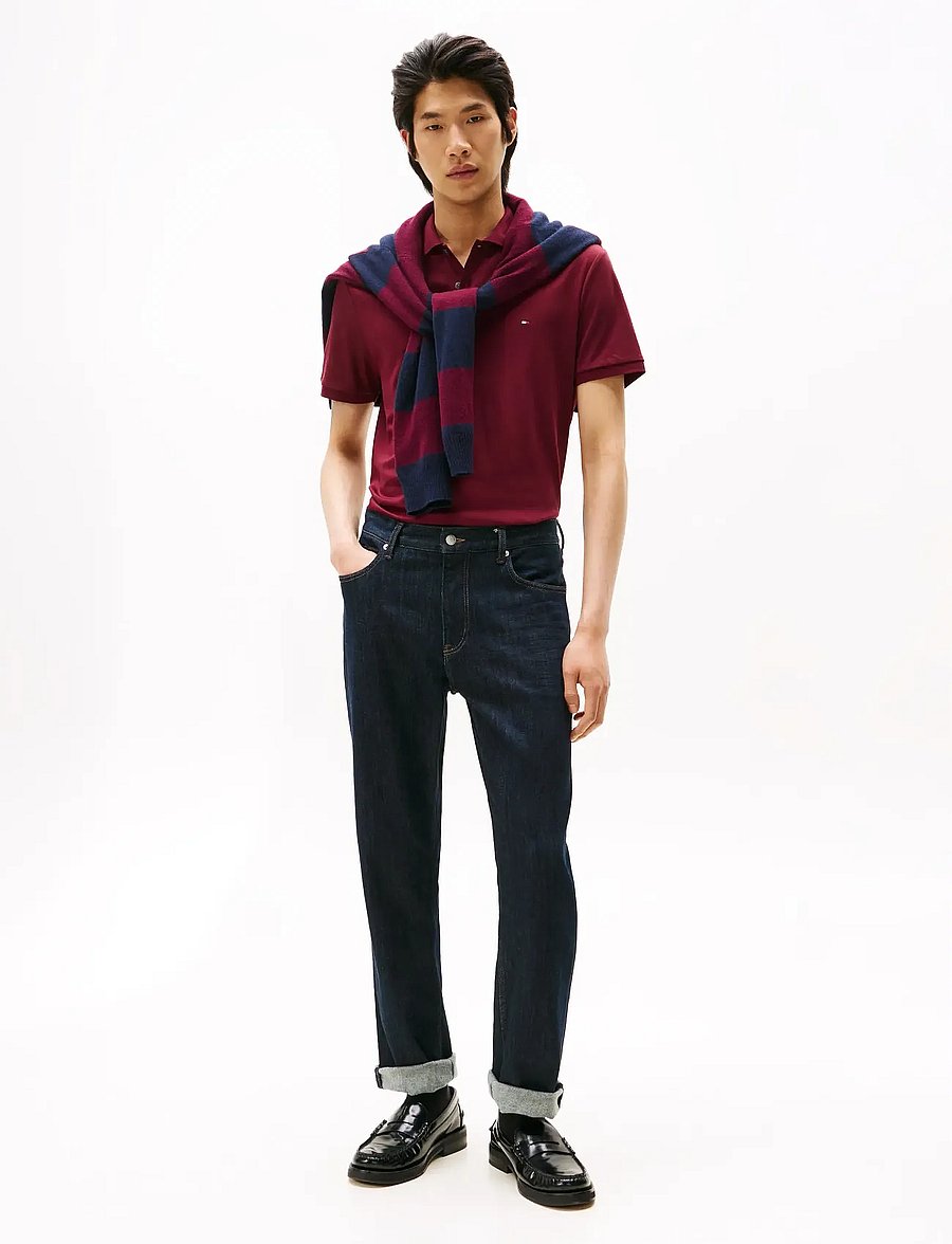 Tommy Hilfiger - LIQUID COTTON REG SEASONAL POLO - short-sleeved polos - burgundy - 2