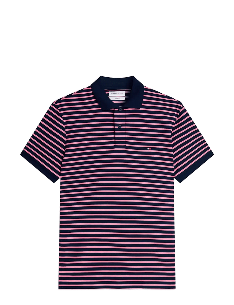 Tommy Hilfiger - LIQUID COTTON REG SEASONAL POLO - kurzärmelig - carbon navy doll pink - 1