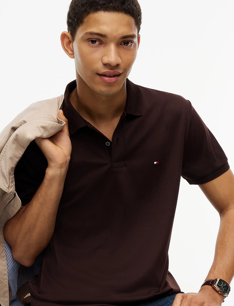 Tommy Hilfiger - SOFT TOUCH INTERLOCK REG POLO - kurzärmelig - chocolate - 3