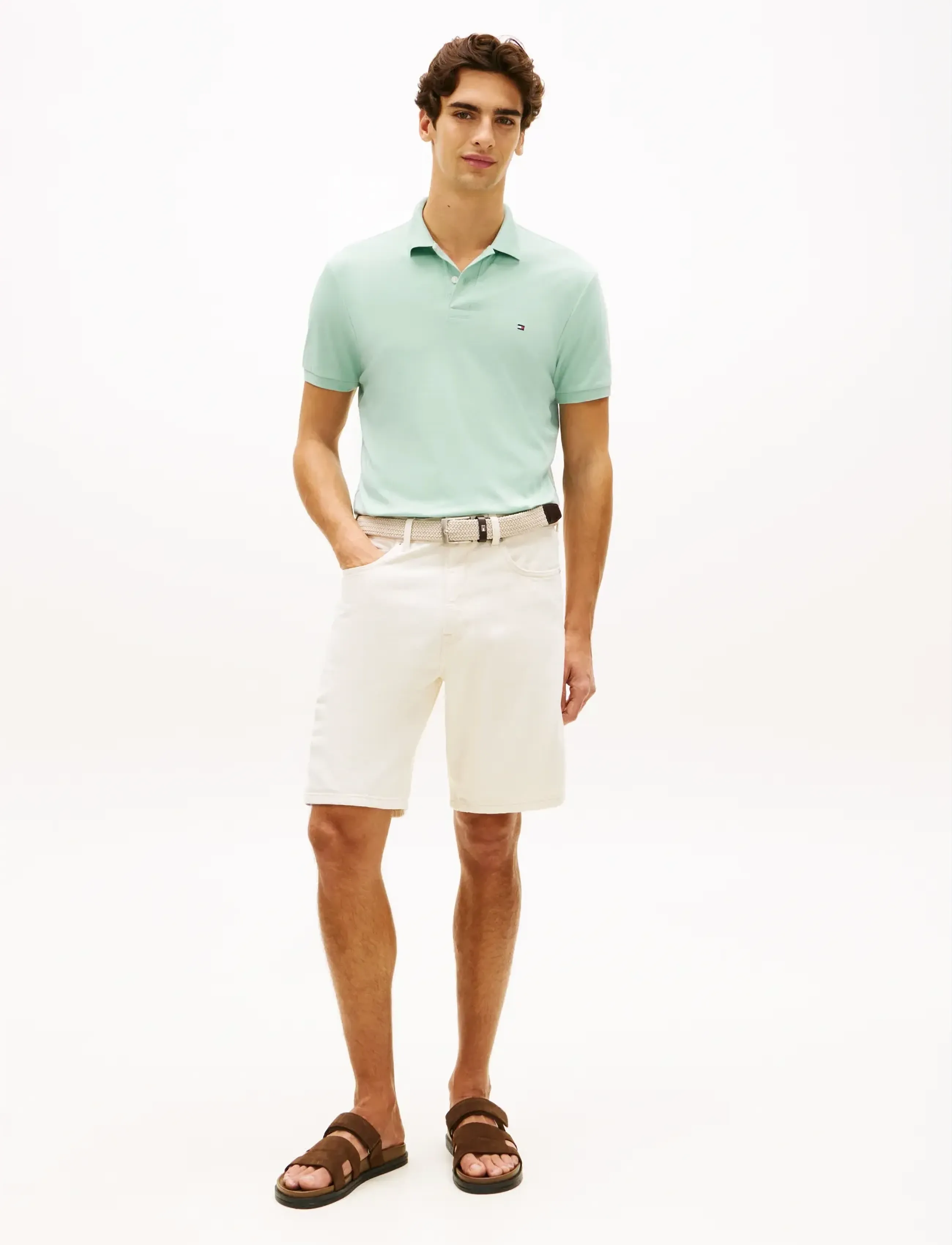 Tommy Hilfiger - LIQUID COTTON REG SEASONAL POLO - kortærmede poloer - crushed mint - 3