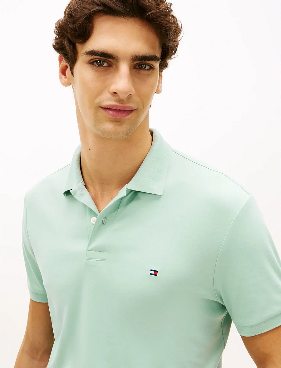 Tommy Hilfiger - LIQUID COTTON REG SEASONAL POLO - kurzärmelig - crushed mint - 4