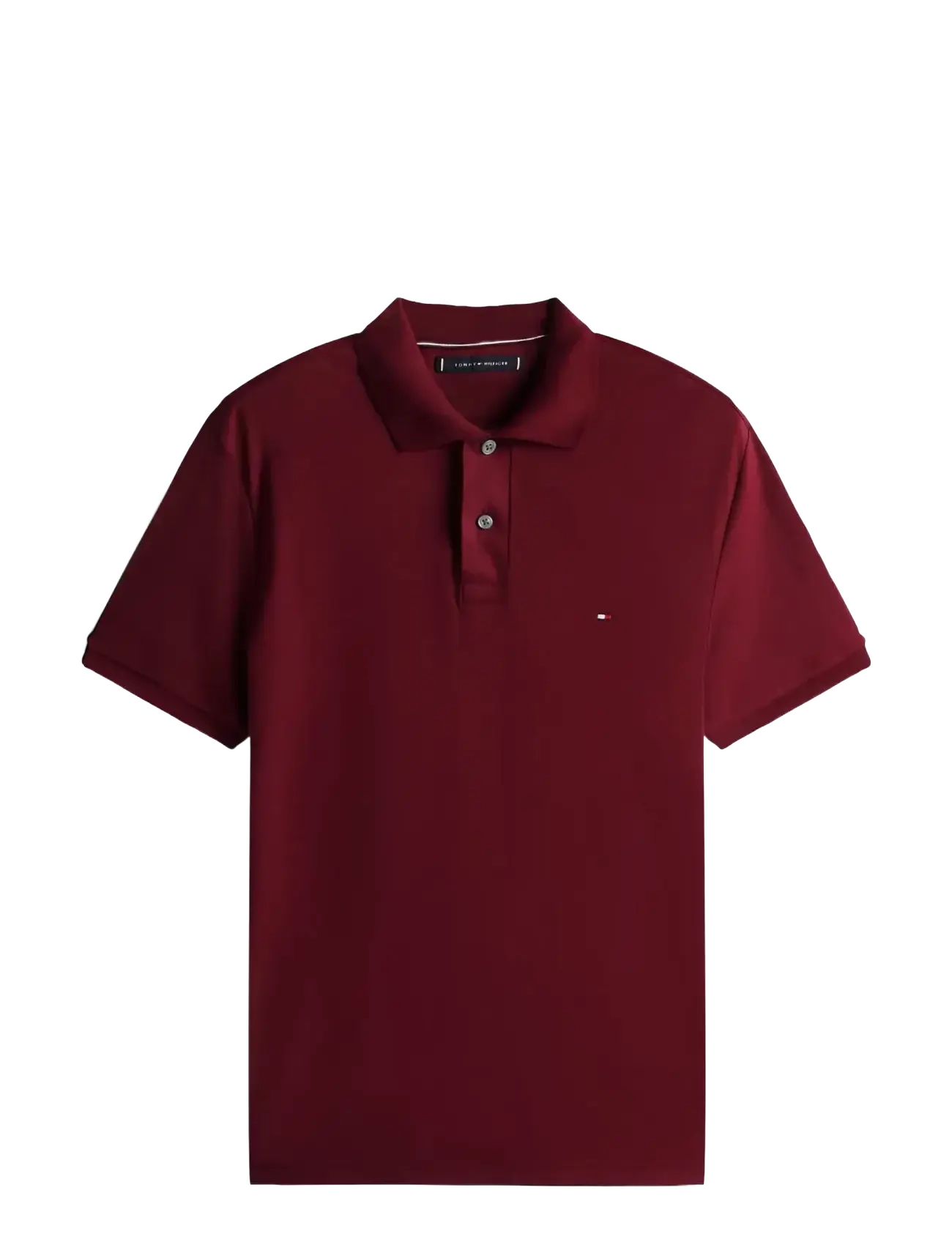 Tommy Hilfiger - LIQUID COTTON REG SEASONAL POLO - short-sleeved polos - deep rouge - 1