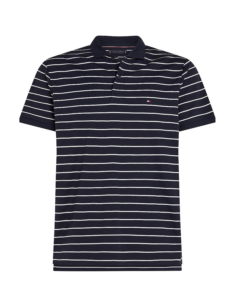 Tommy Hilfiger - LIQUID COTTON REG SEASONAL POLO - kurzärmelig - desert sky / ecru - 1