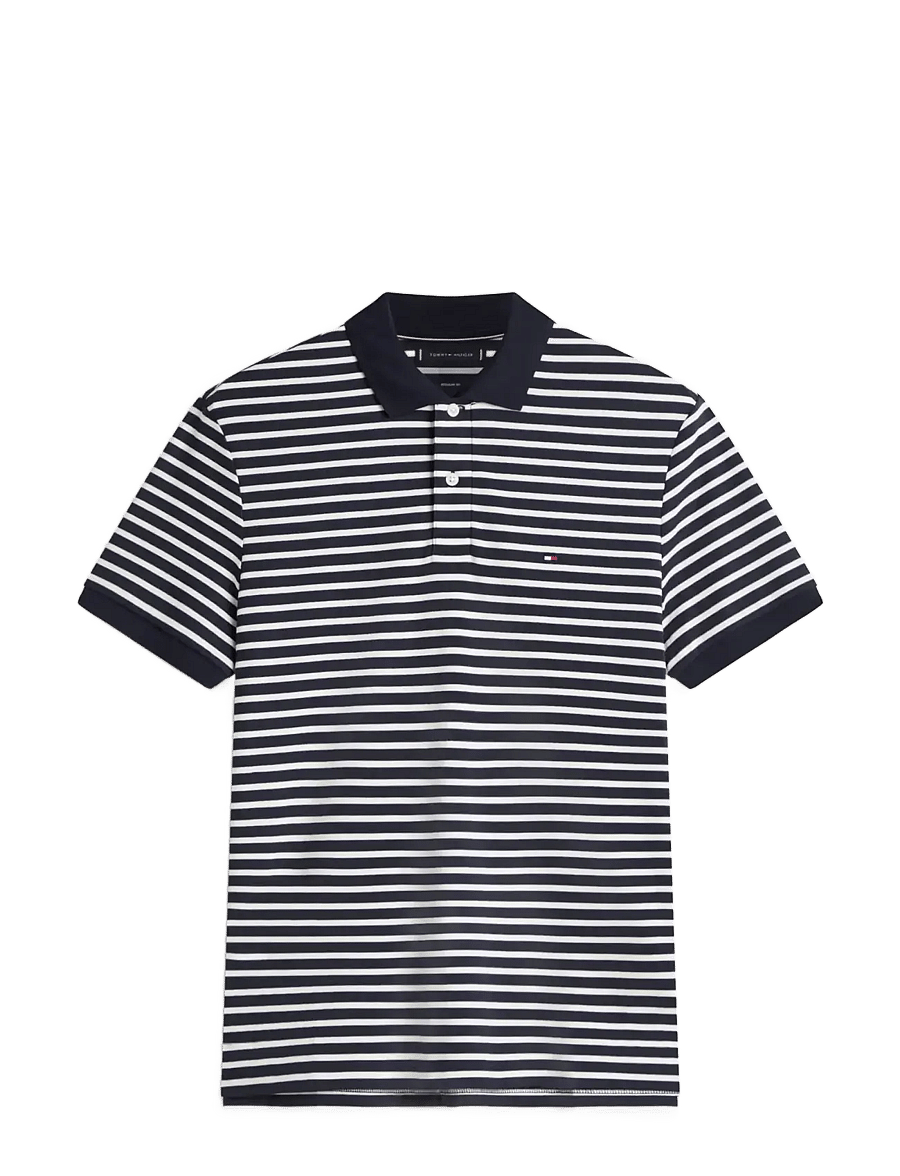 Tommy Hilfiger - LIQUID COTTON REG SEASONAL POLO - lyhythihaiset - desert sky ivory petal - 1