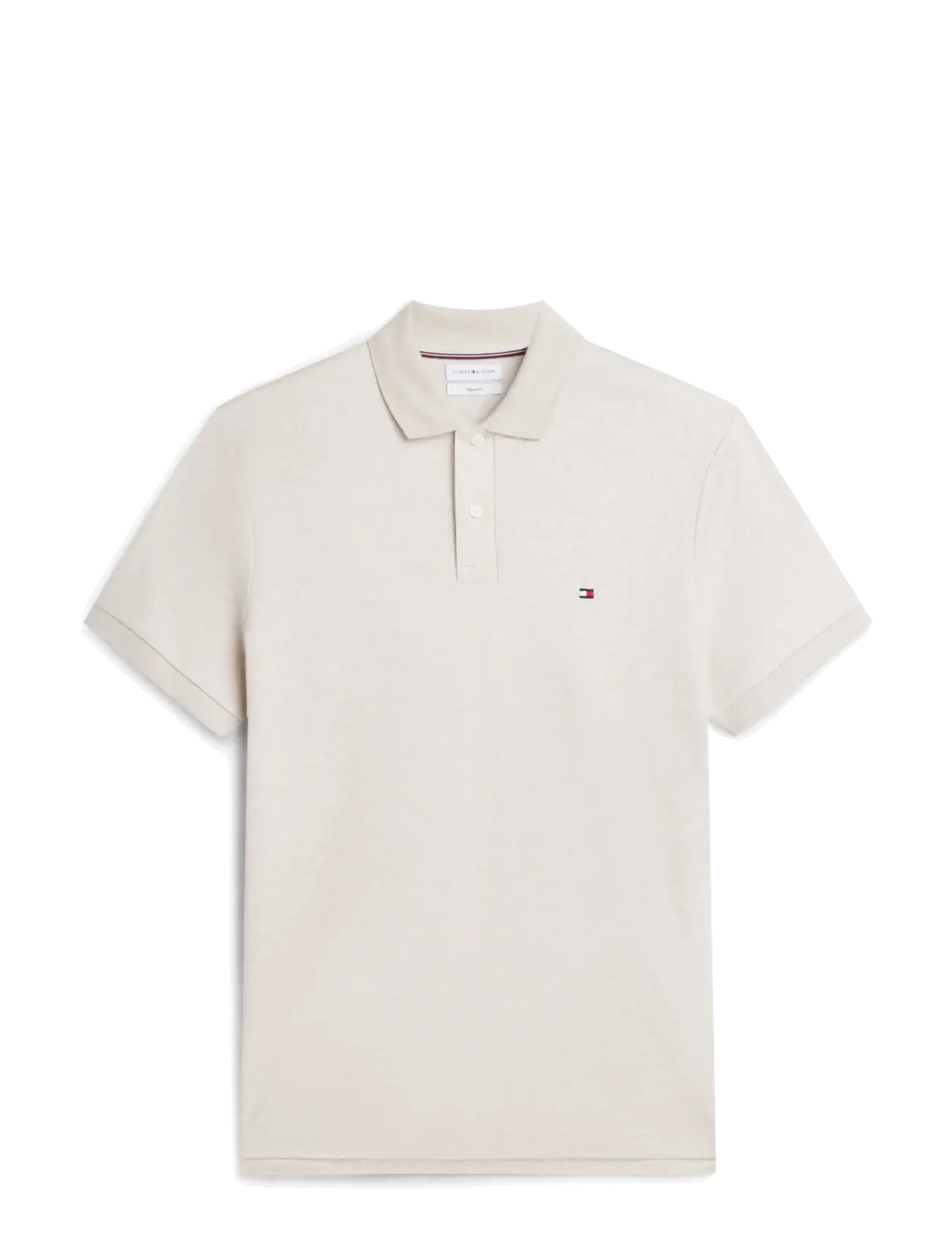 Tommy Hilfiger - LIQUID COTTON REG SEASONAL POLO - kurzärmelig - heathered oatmilk - 1