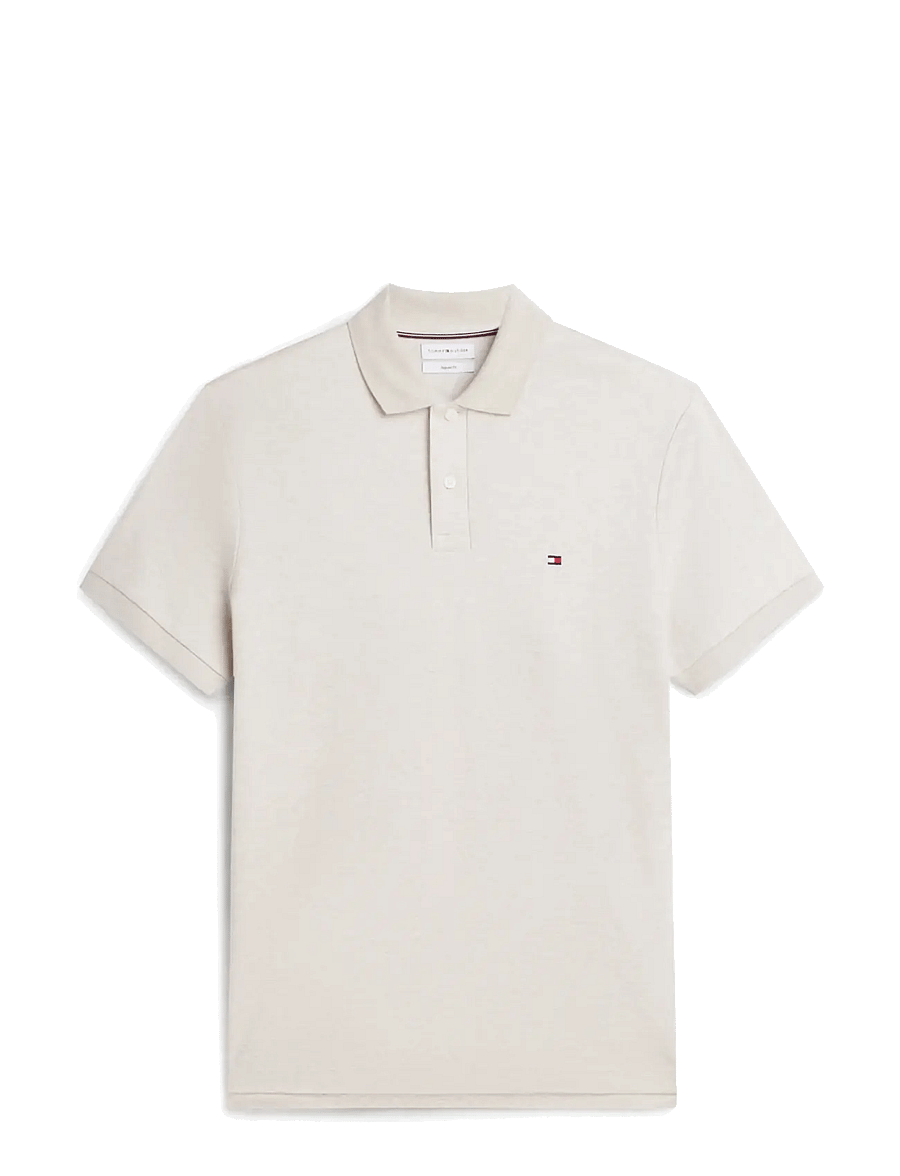 Tommy Hilfiger - LIQUID COTTON REG SEASONAL POLO - kurzärmelig - heathered oatmilk - 1