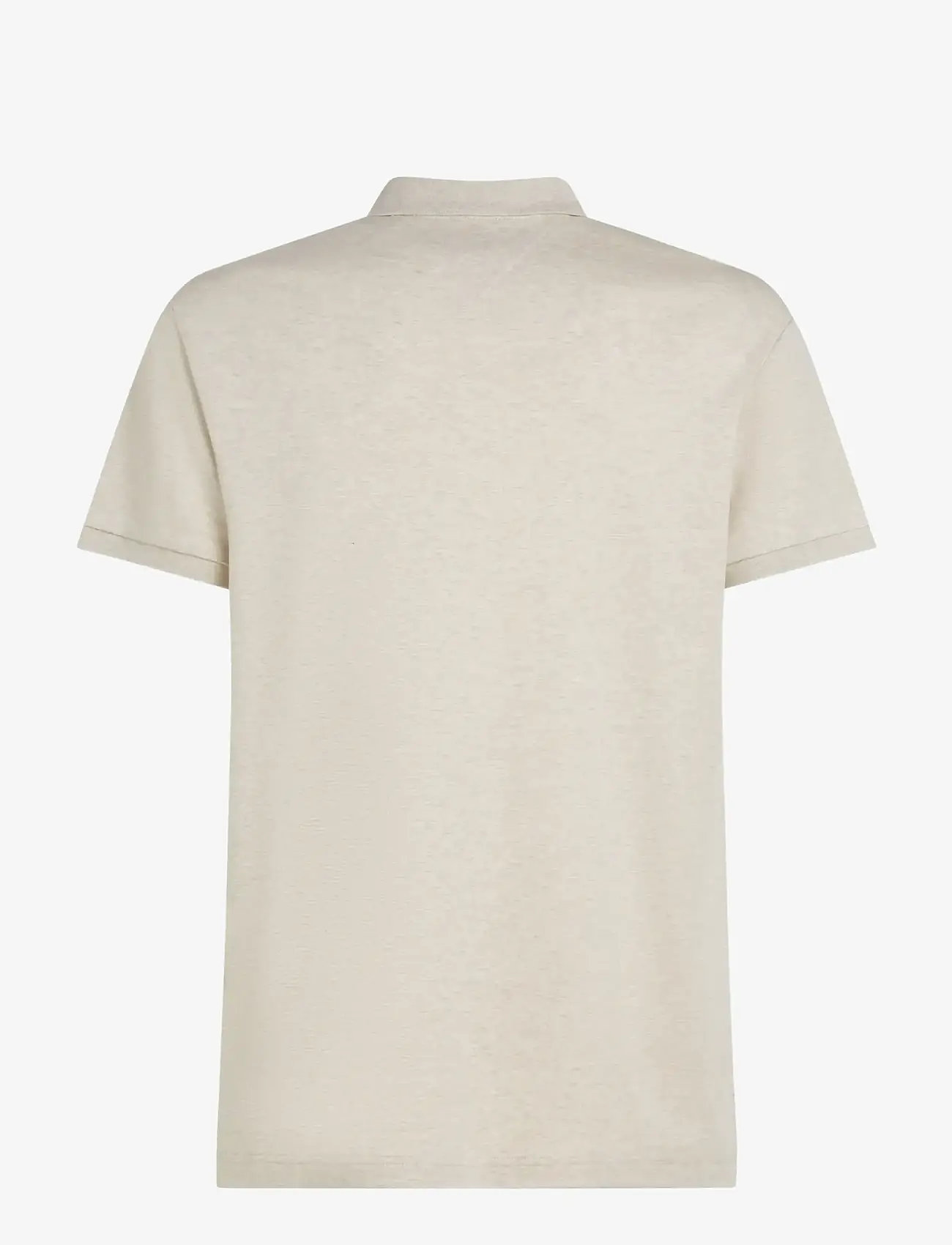 Tommy Hilfiger - LIQUID COTTON REG SEASONAL POLO - short-sleeved polos - heathered oatmilk - 2