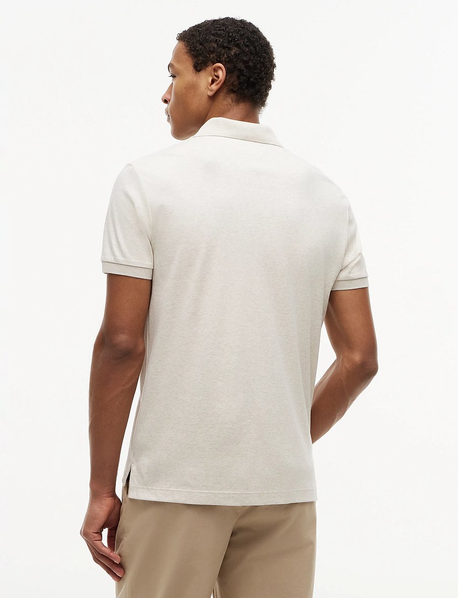 Tommy Hilfiger - LIQUID COTTON REG SEASONAL POLO - kurzärmelig - heathered oatmilk - 3
