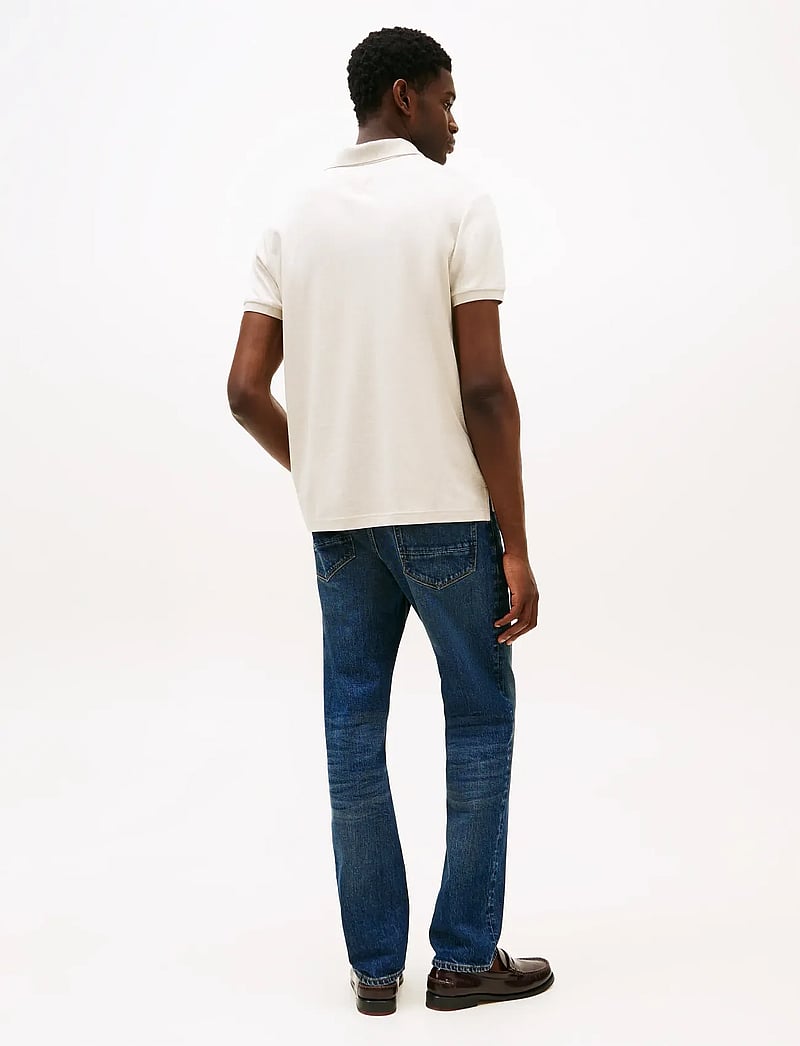 Tommy Hilfiger - LIQUID COTTON REG SEASONAL POLO - short-sleeved polos - heathered oatmilk - 4