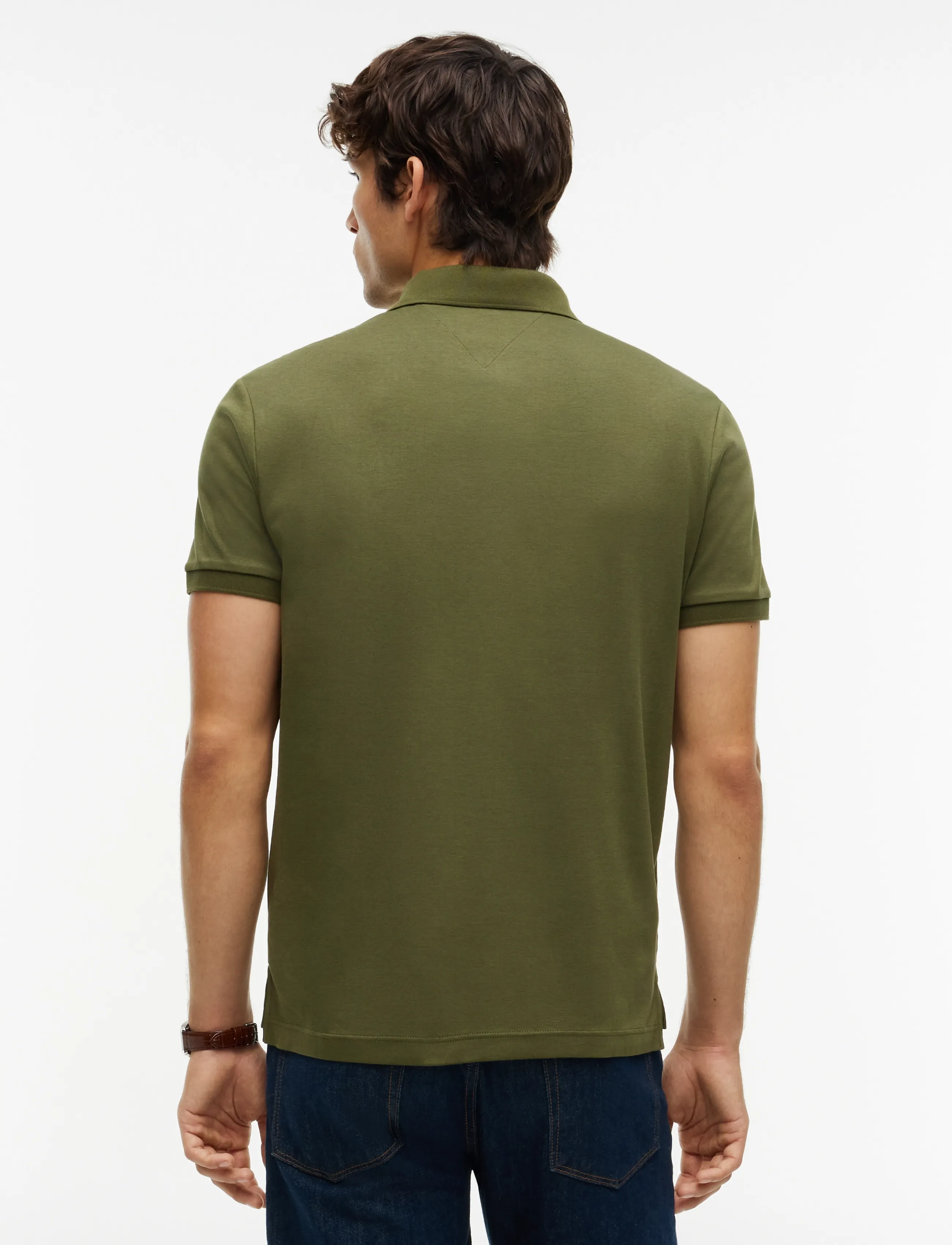 Tommy Hilfiger - LIQUID COTTON REG SEASONAL POLO - kortärmade pikéer - huntsman green - 2