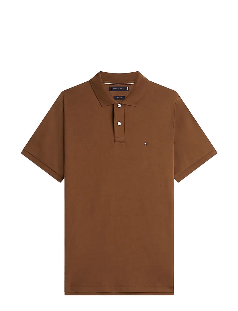 Tommy Hilfiger - LIQUID COTTON REG SEASONAL POLO - kortärmade pikéer - legacy brown - 1