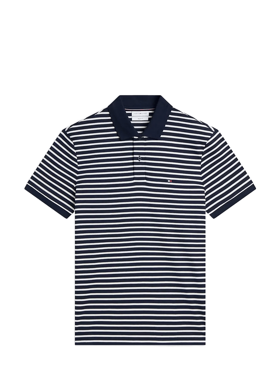 Tommy Hilfiger - SOFT TOUCH INTERLOCK REG POLO - kurzärmelig - navy blue ivory petal - 1