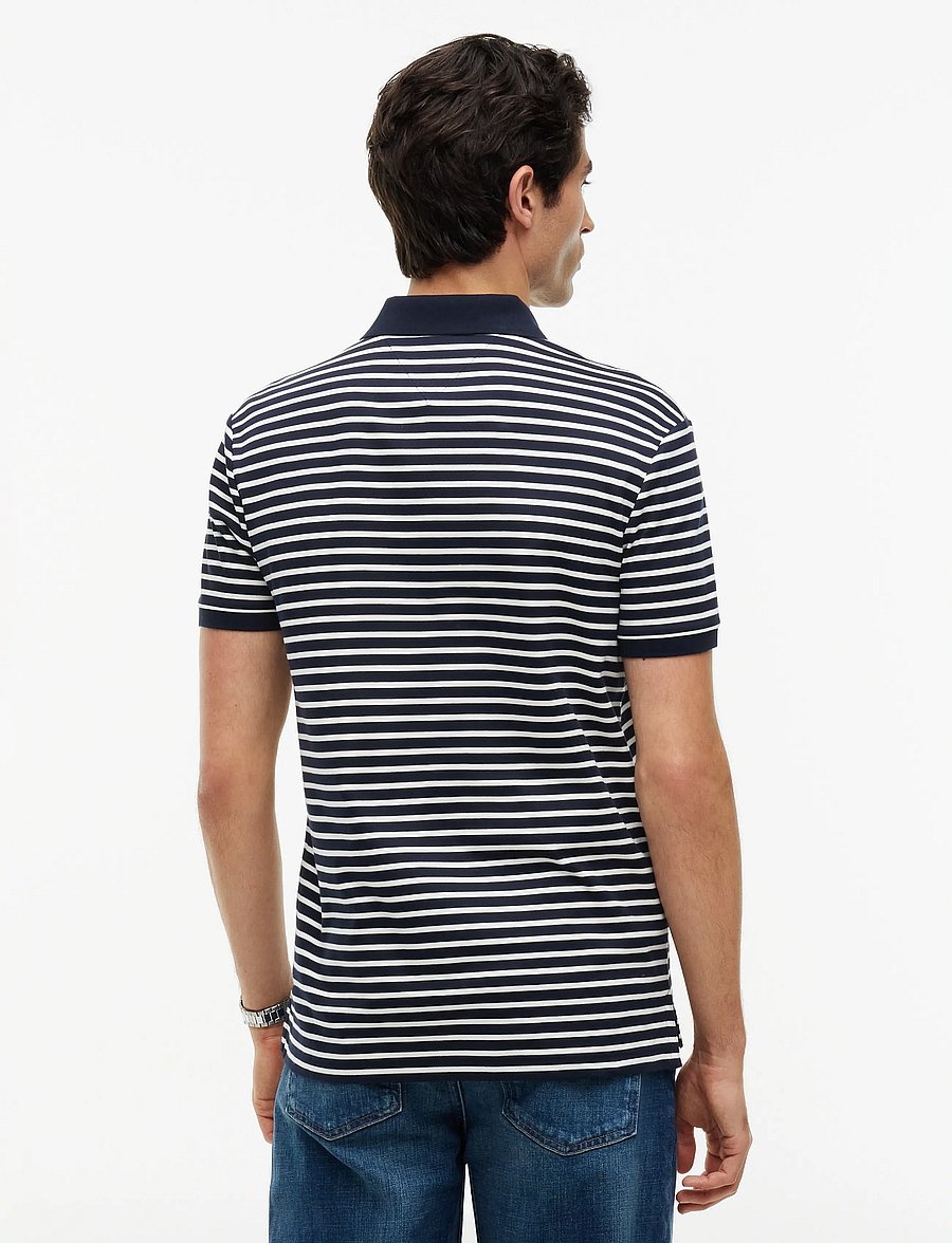 Tommy Hilfiger - SOFT TOUCH INTERLOCK REG POLO - kurzärmelig - navy blue ivory petal - 2