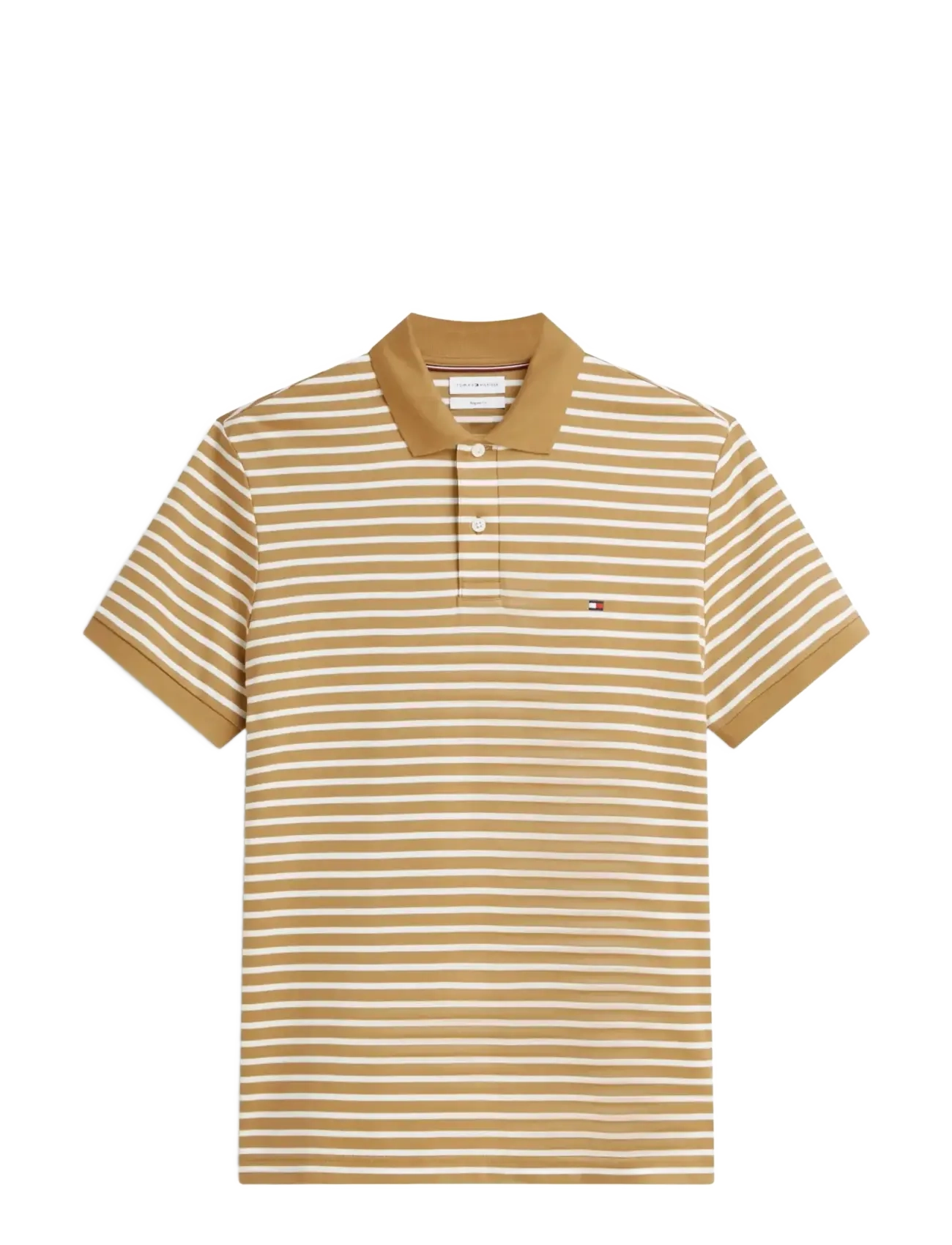TOMMY HILFIGER Soft Touch Interlock Reg Polo Beige - L - Herren