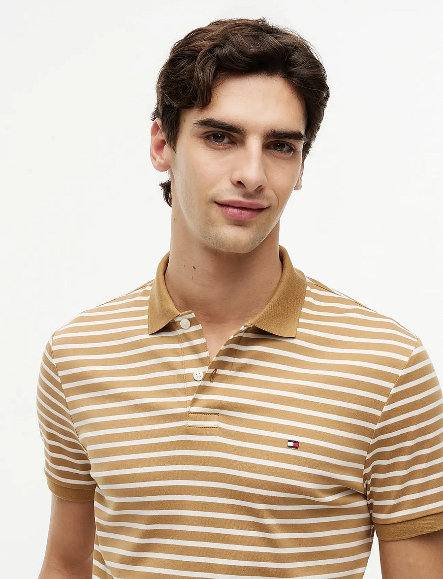 Tommy Hilfiger - LIQUID COTTON REG SEASONAL POLO - kurzärmelig - sahara ivory petal - 3
