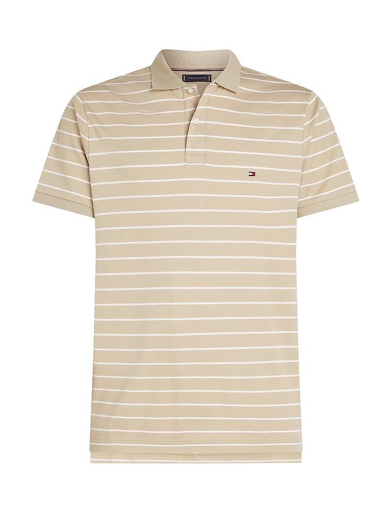Tommy Hilfiger - LIQUID COTTON REG SEASONAL POLO - kortärmade pikéer - sandalwood / ecru - 1