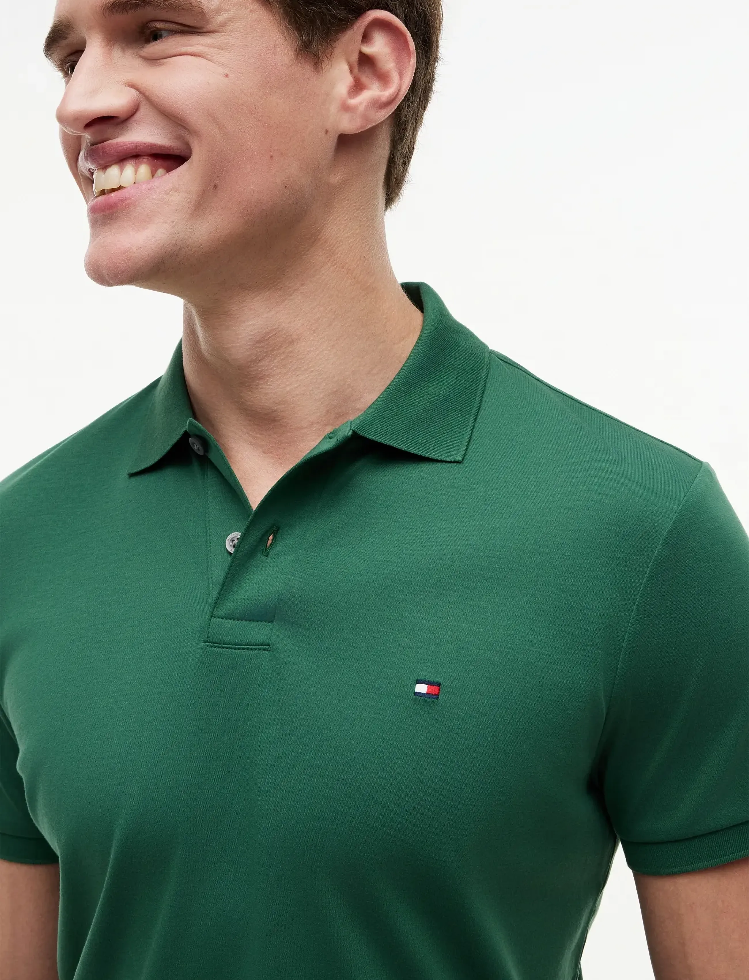 Tommy Hilfiger - LIQUID COTTON REG SEASONAL POLO - premium styles - street green - 3