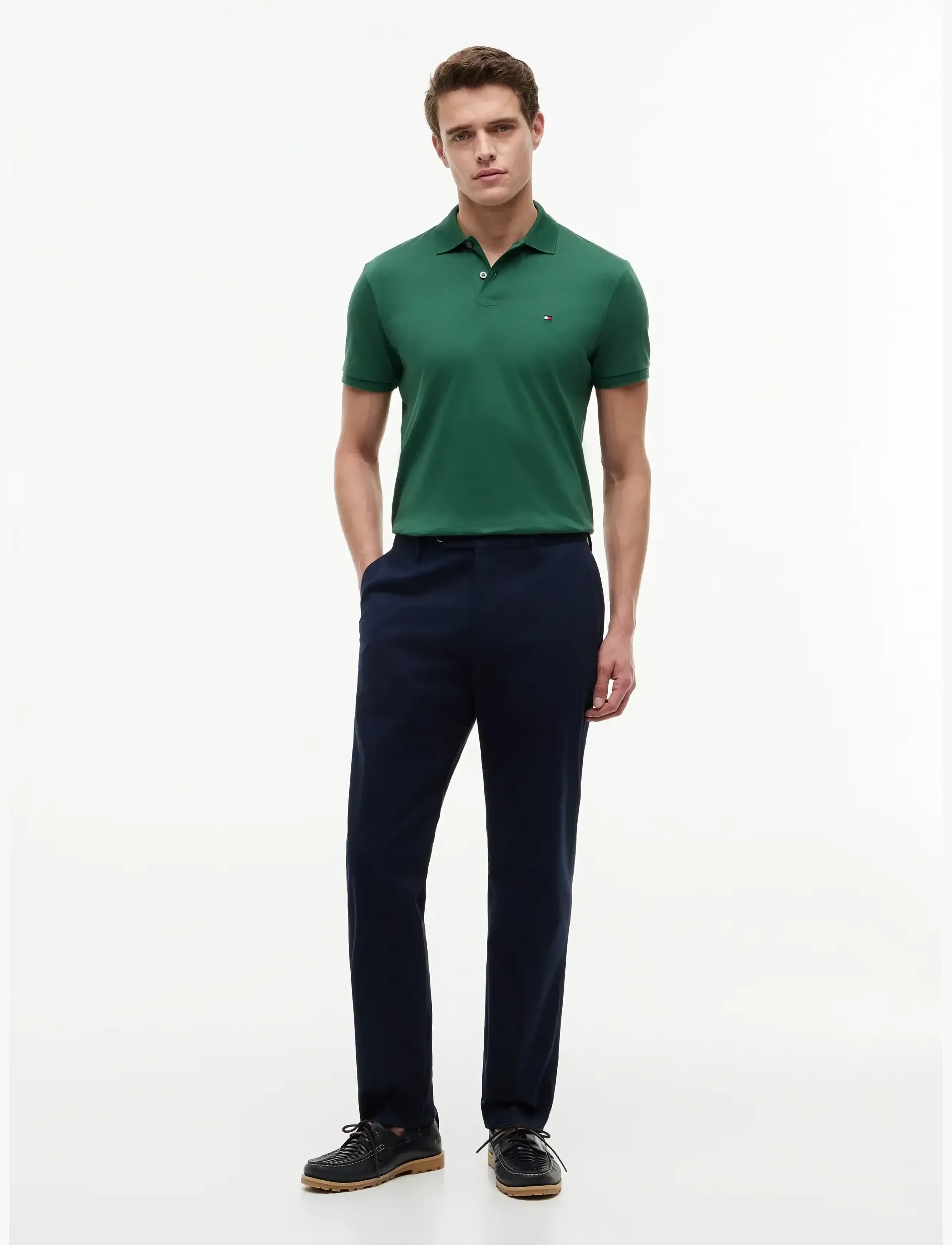 Tommy Hilfiger - LIQUID COTTON REG SEASONAL POLO - premium styles - street green - 4