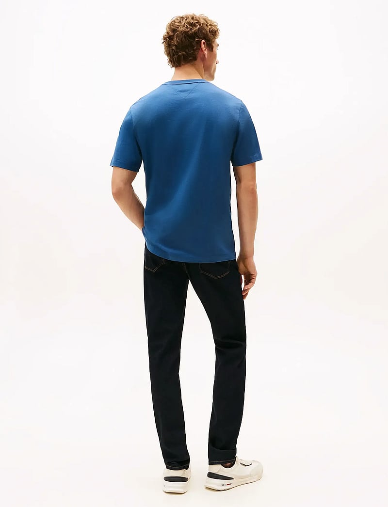 Tommy Hilfiger - ESS SEASONAL REG FIT SOLID TEE - kurzärmelig - aegean sea - 4