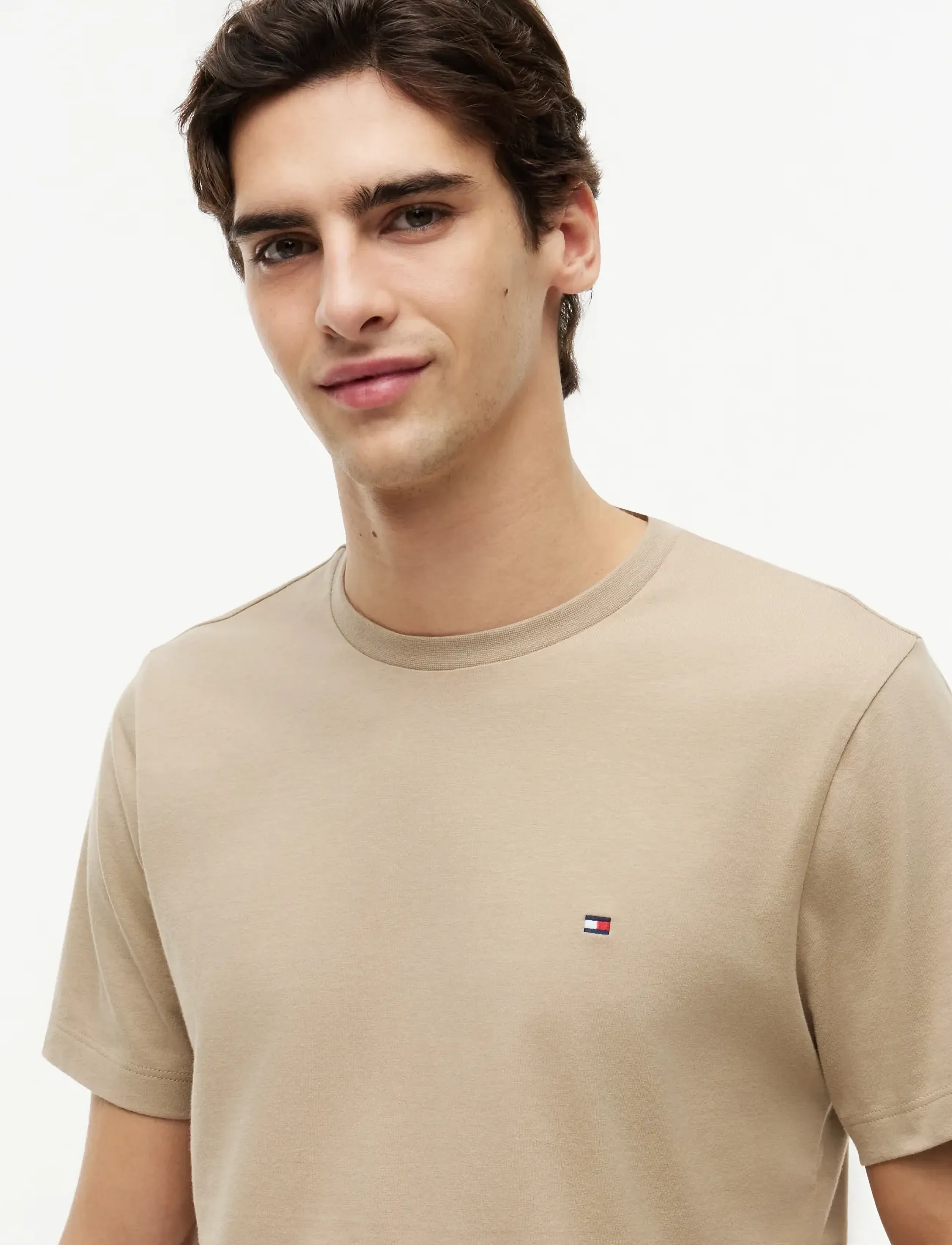 Tommy Hilfiger - ESS SEASONAL REG FIT SOLID TEE - lühikeste varrukatega t-särgid - batique khaki - 3