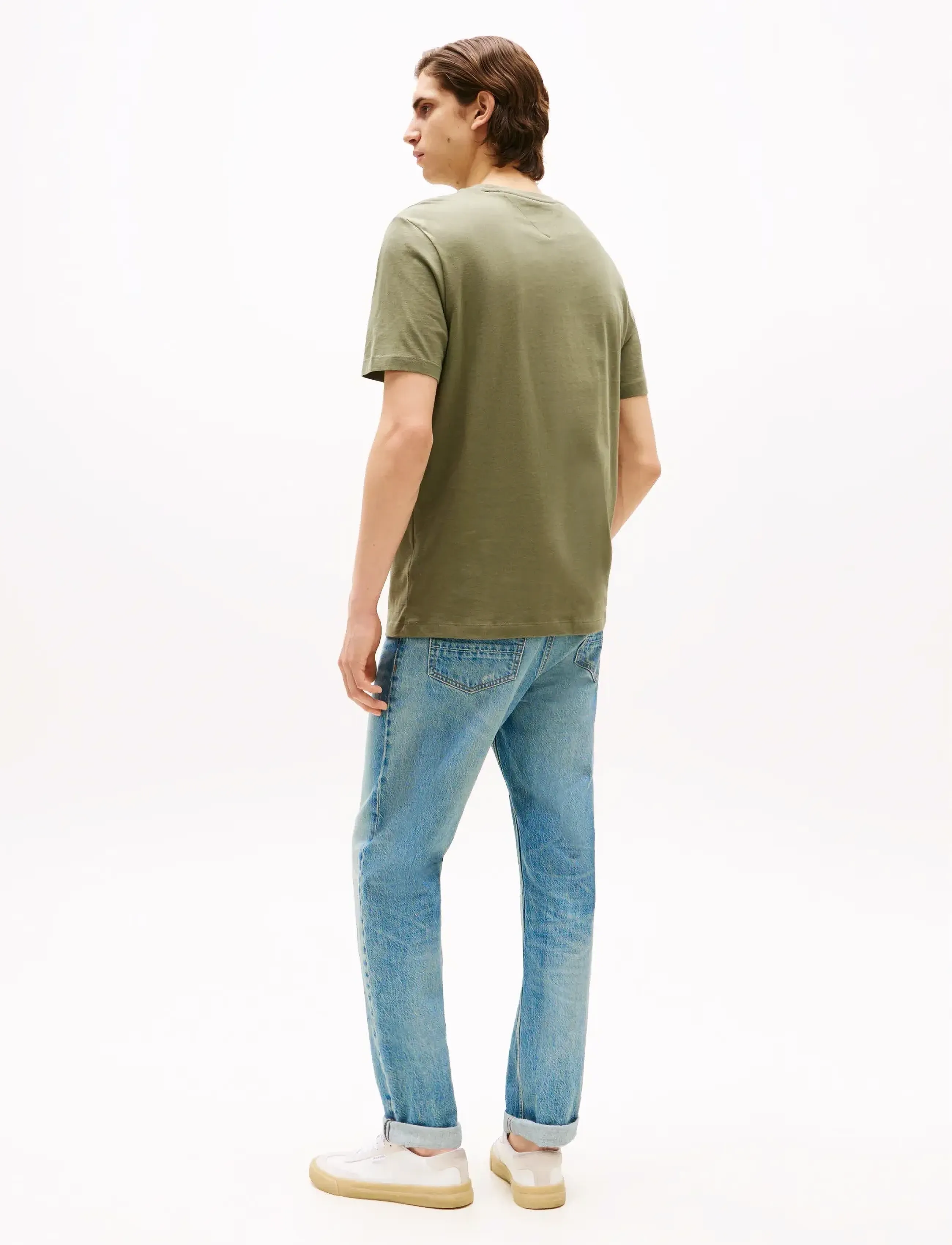 Tommy Hilfiger - ESS SEASONAL REG FIT SOLID TEE - kurzärmelig - battle green - 3