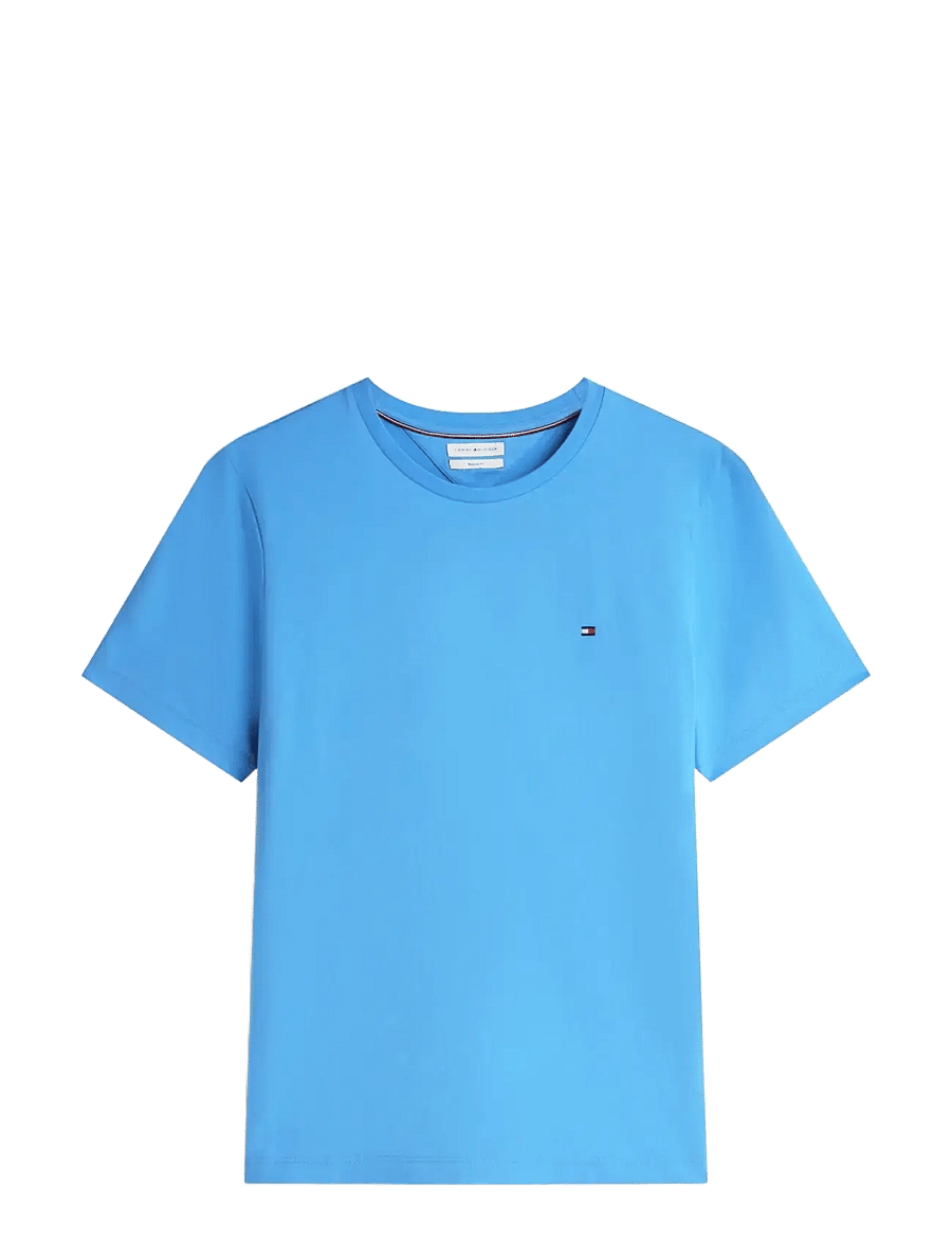 Tommy Hilfiger - ESS SEASONAL REG FIT SOLID TEE - kurzärmelig - blue spell - 1