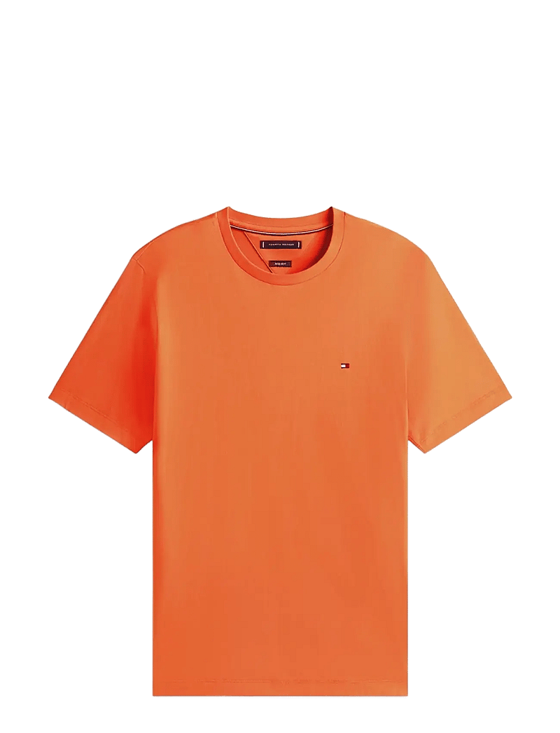 Tommy Hilfiger - ESS SEASONAL REG FIT SOLID TEE - t-krekli ar īsām piedurknēm - brilliant orange - 1
