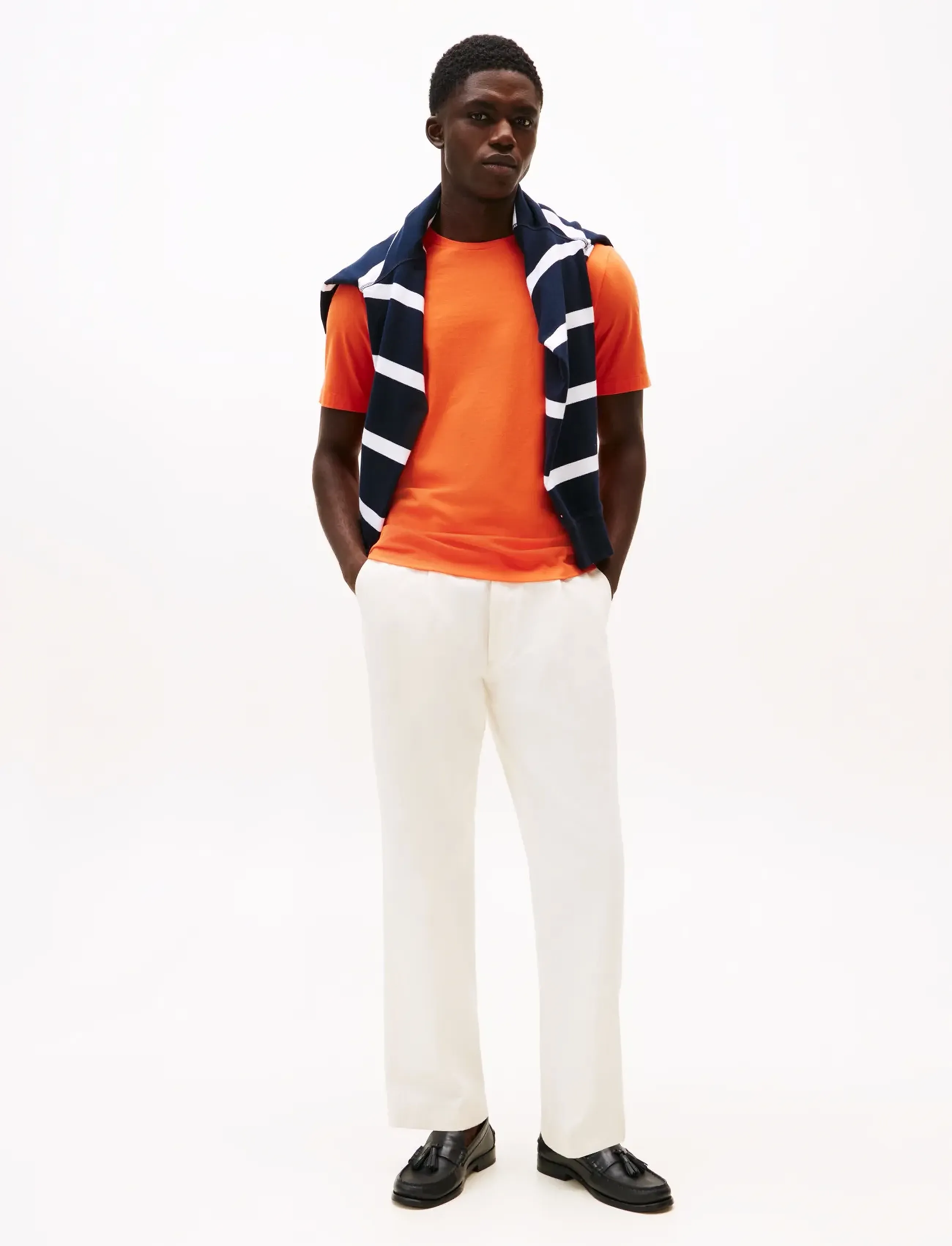 Tommy Hilfiger - ESS SEASONAL REG FIT SOLID TEE - kurzärmelig - brilliant orange - 2