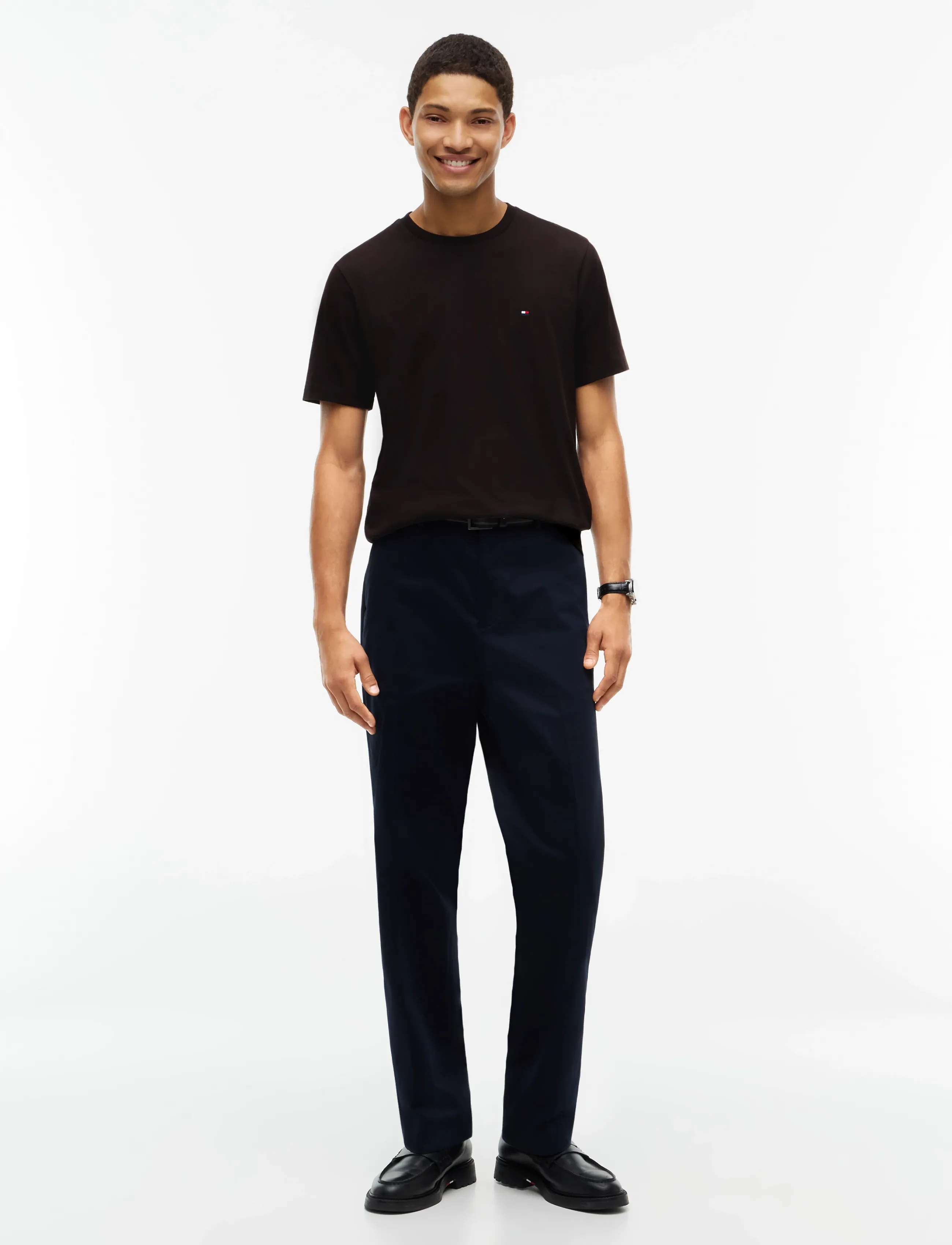 Tommy Hilfiger - ESS SEASONAL REG FIT SOLID TEE - kurzärmelige t-shirts - chocolate - 4